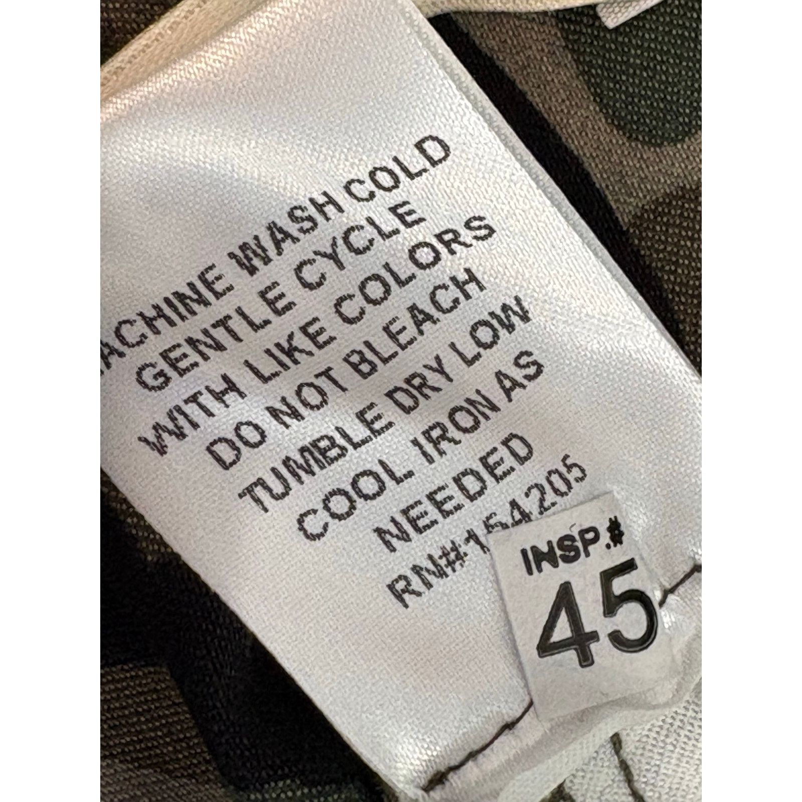 Other Cooper & Ella Green Camo Stretch Pull on Ankle Pants 8 NWT Size 30" / US 8 / IT 44 - 9 Thumbnail