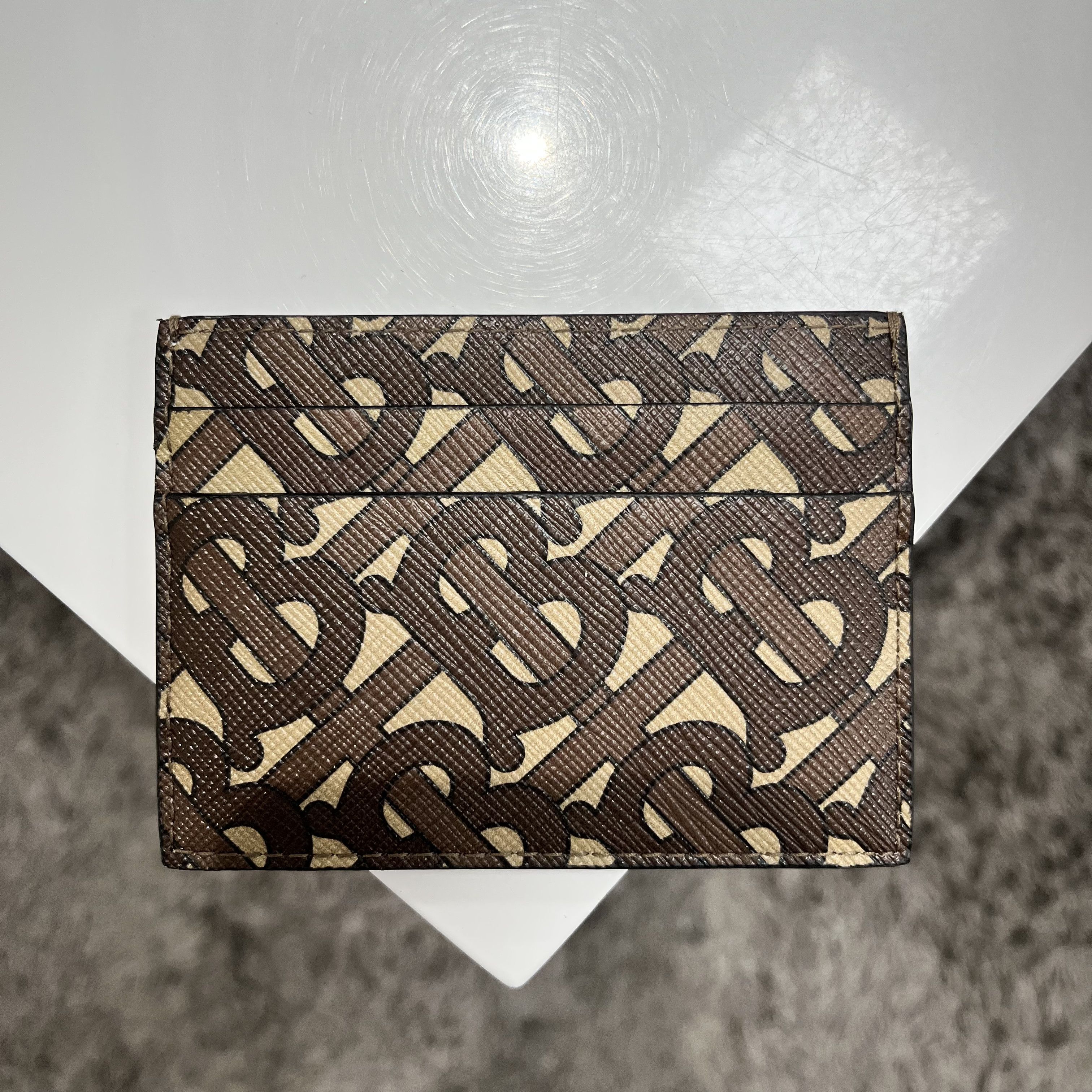 Burberry Burberry Monogram Print Cardholder Brown Size ONE SIZE - 2 Thumbnail
