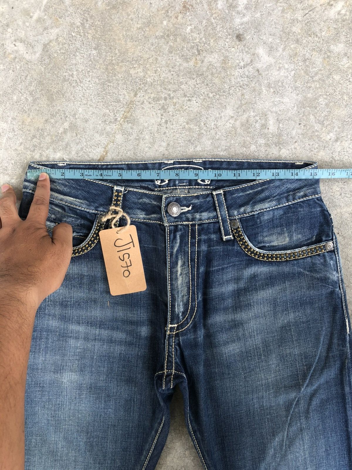 Robins Jeans Robins Jeans Distressed Jeans Size US 30 / EU 46 - 21 Thumbnail