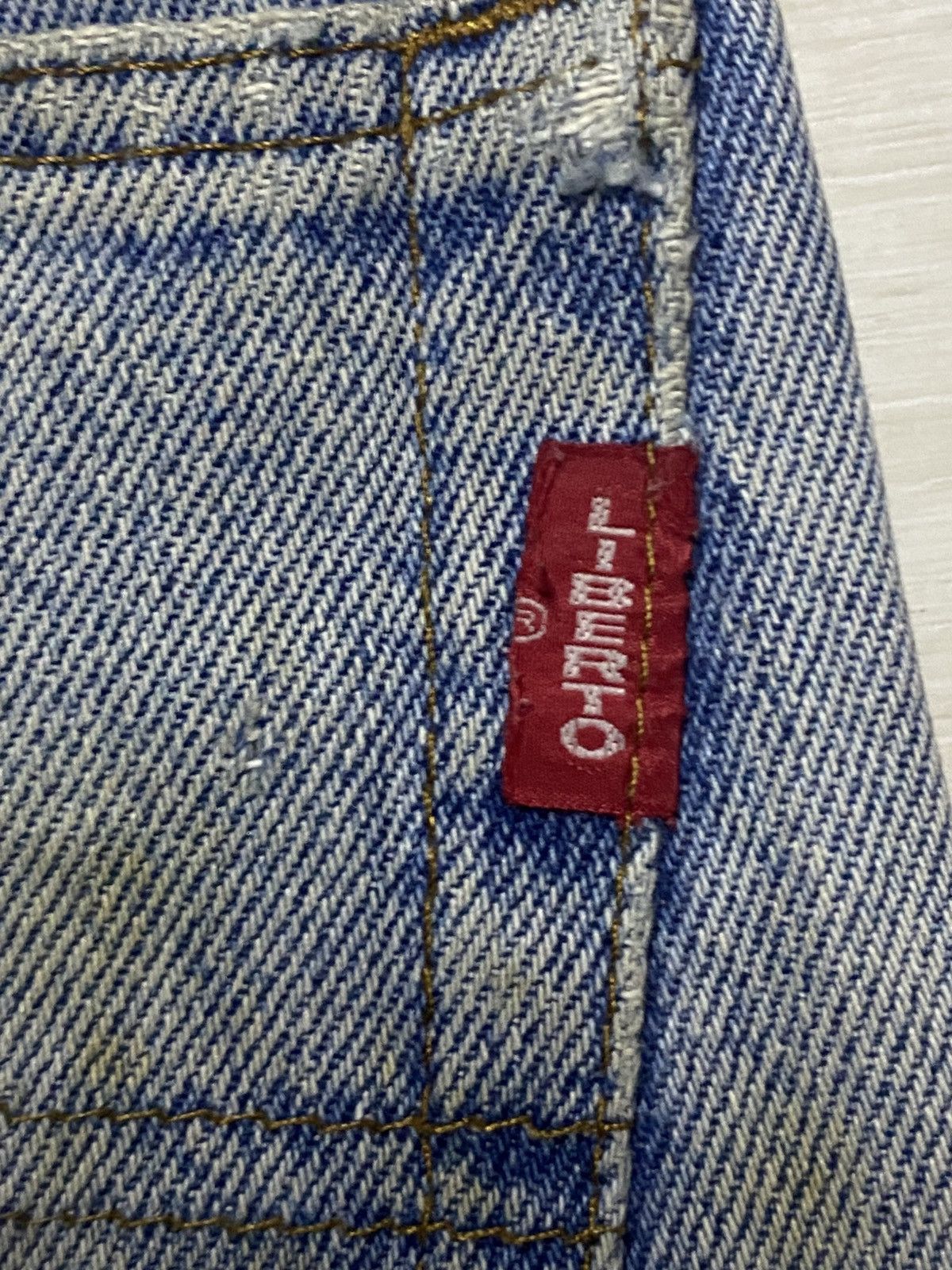 Maison Margiela Vintage 80s Liberto Made in Italy Denim Jeans Natural Fade Size US 30 / EU 46 - 17 Thumbnail