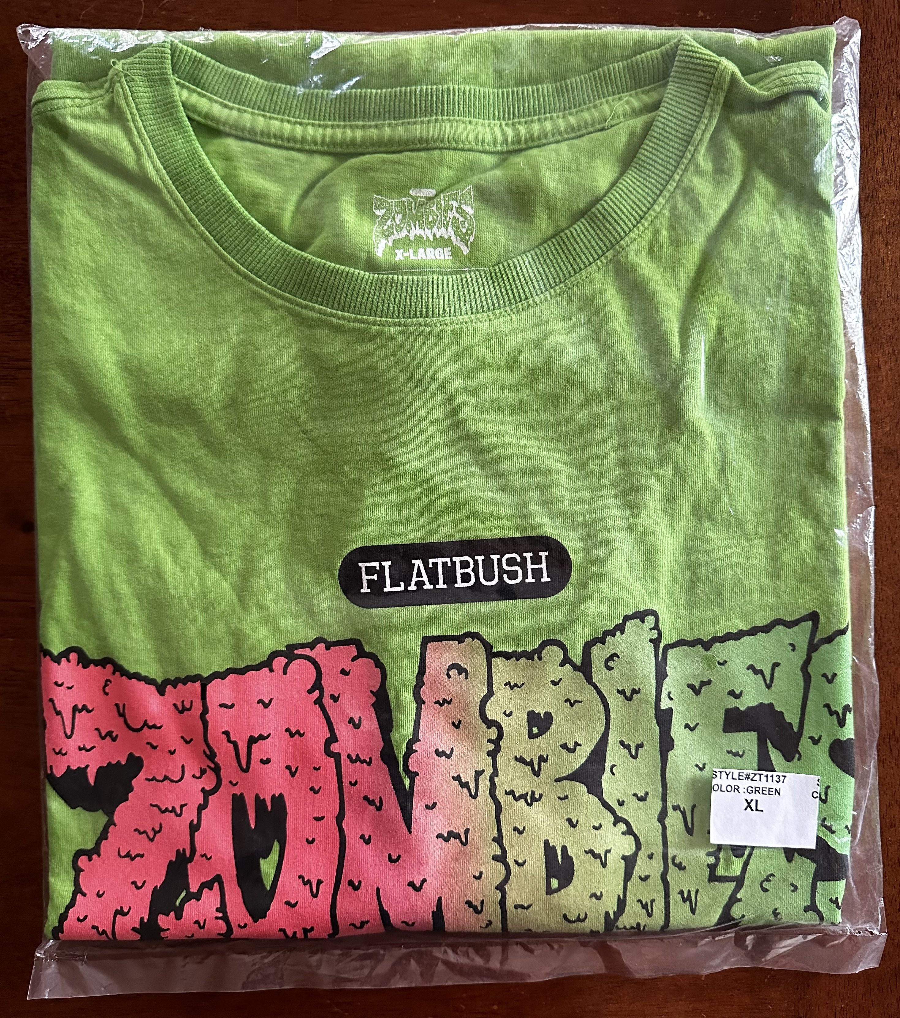 Flatbush Zombies Flatbush Zombies FBZ OG Logo in Green Slime (XL) Size US XL / EU 56 / 4 - 1 Thumbnail