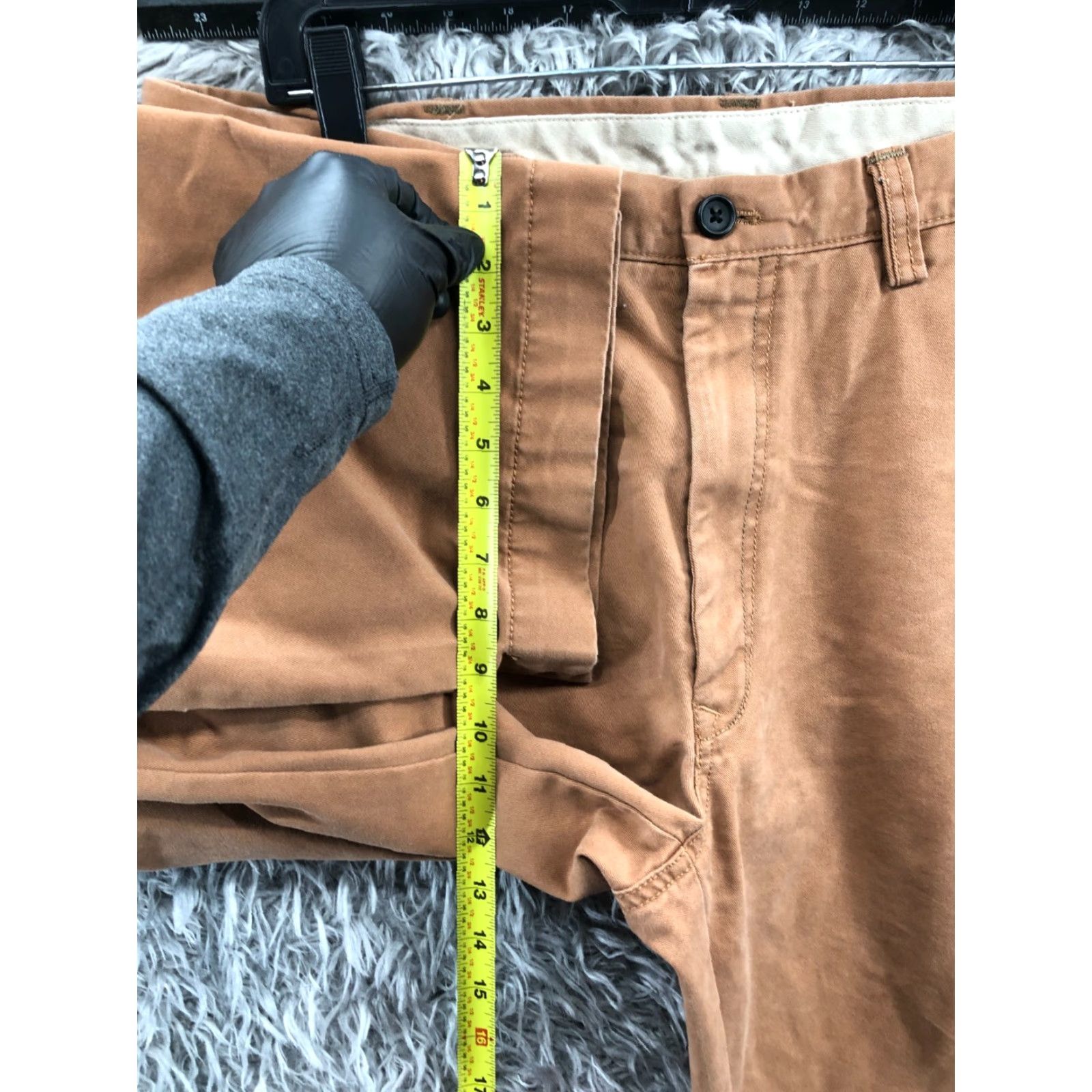 Vintage LK Chino Pants Size 38x32 Brown Straight Leg Medium Wash FLAW Size US 38 / EU 54 - 4 Thumbnail