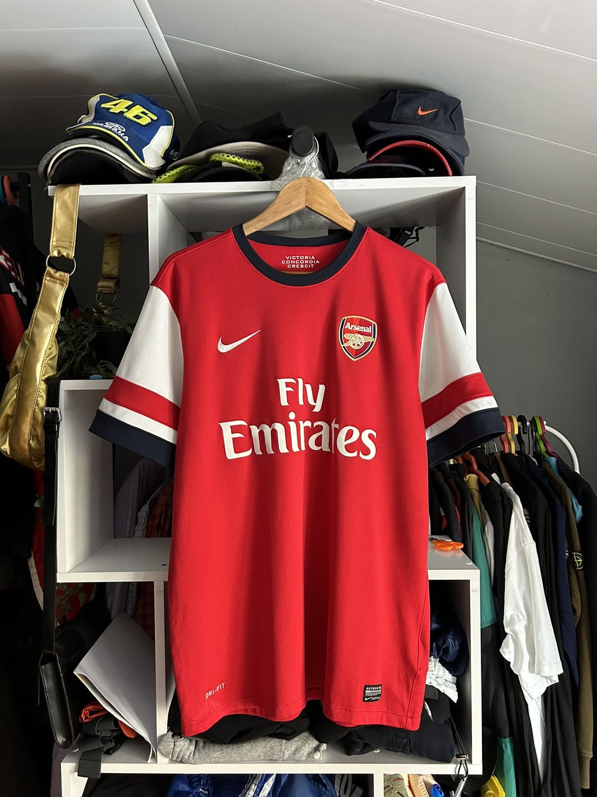 Nike Arsenal 2012/14 Nike Home soccer jersey Size US L / EU 52-54 / 3 - 1 Thumbnail
