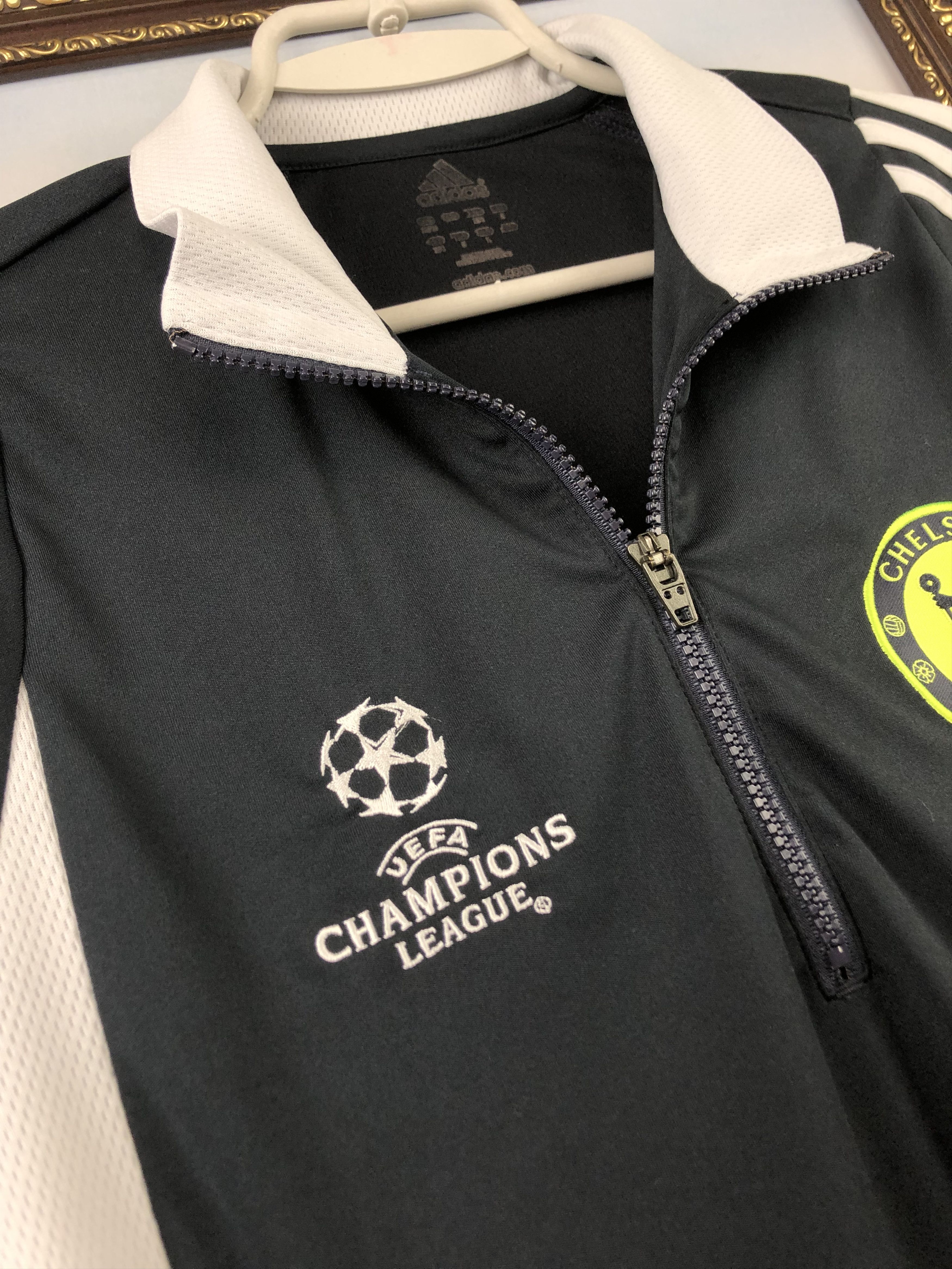 Adidas Vintage FC Chelsea Soccer Jacket Football Track Top Zip Rare Size US M / EU 48-50 / 2 - 6 Thumbnail