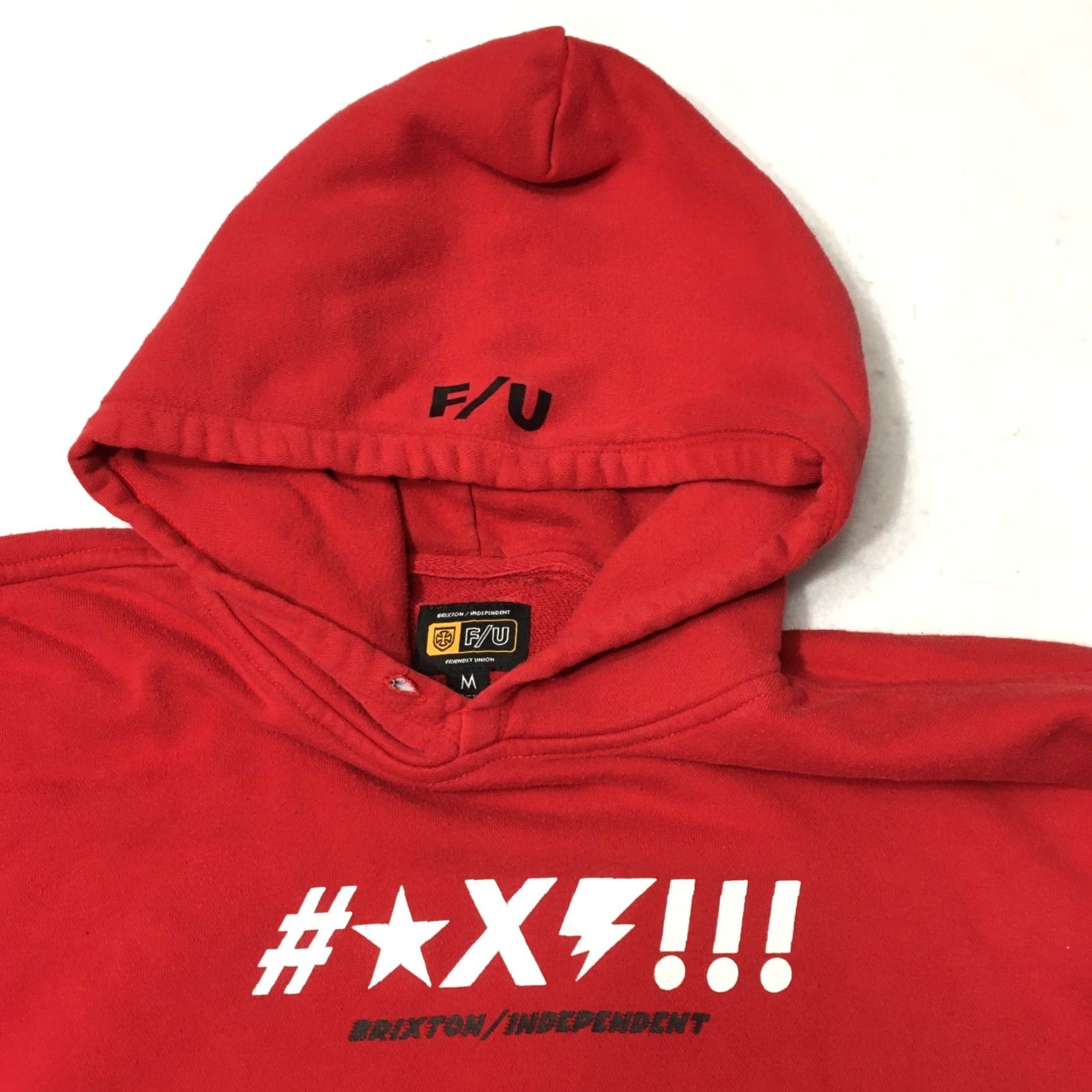 Brixton VINTAGE BRIXTON INDEPENDENT SHINE HOODED SWEATSHIRT RED M MEDIUM Men Hoodie Shine Vintage Size US M / EU 48-50 / 2 - 4 Thumbnail