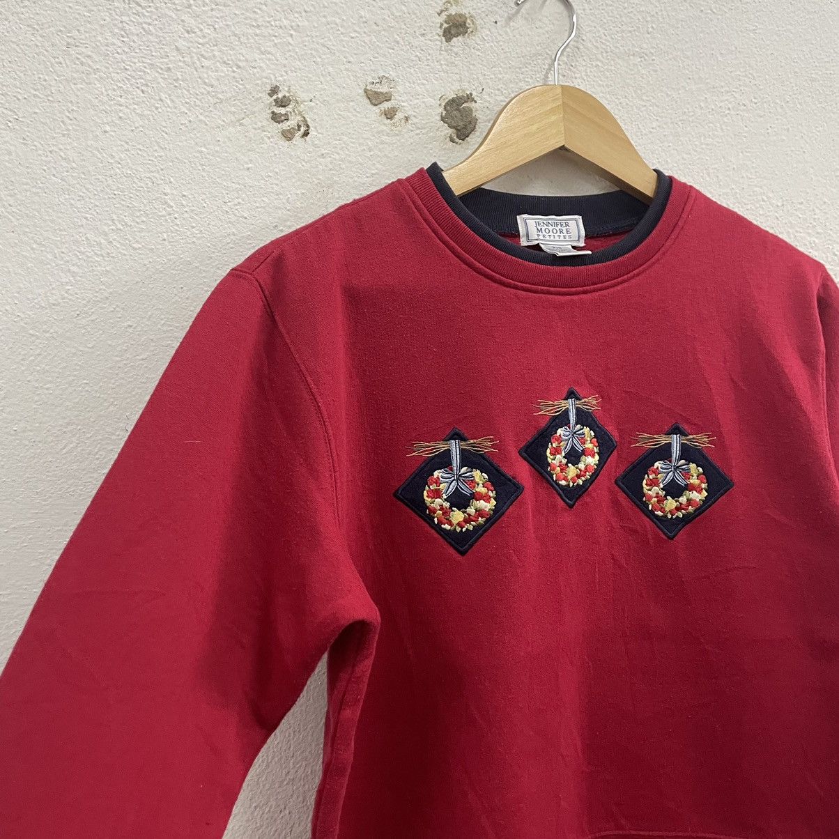 Vintage 🔥Vintage Jennifer Moore Motive Flower Design Sweatshirts Size US S / EU 44-46 / 1 - 5 Thumbnail
