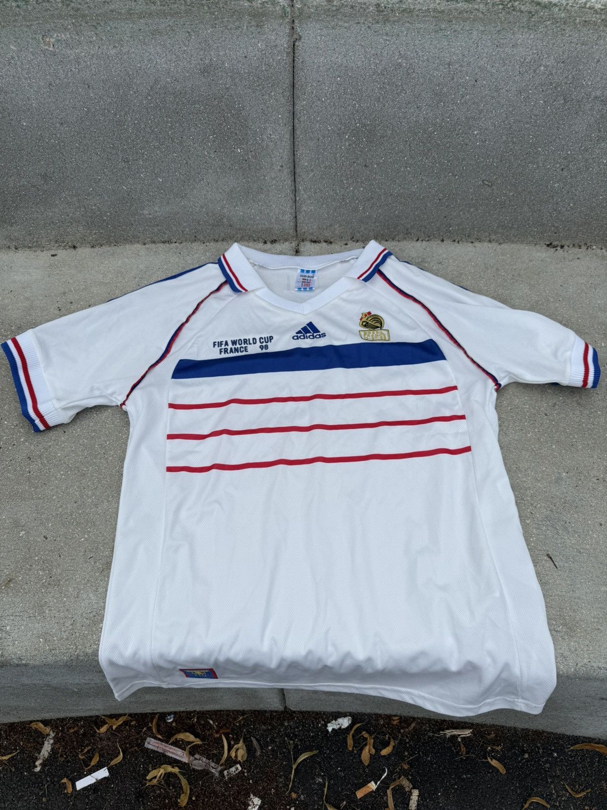 Adidas France 98 kit Size US L / EU 52-54 / 3 - 2 Thumbnail