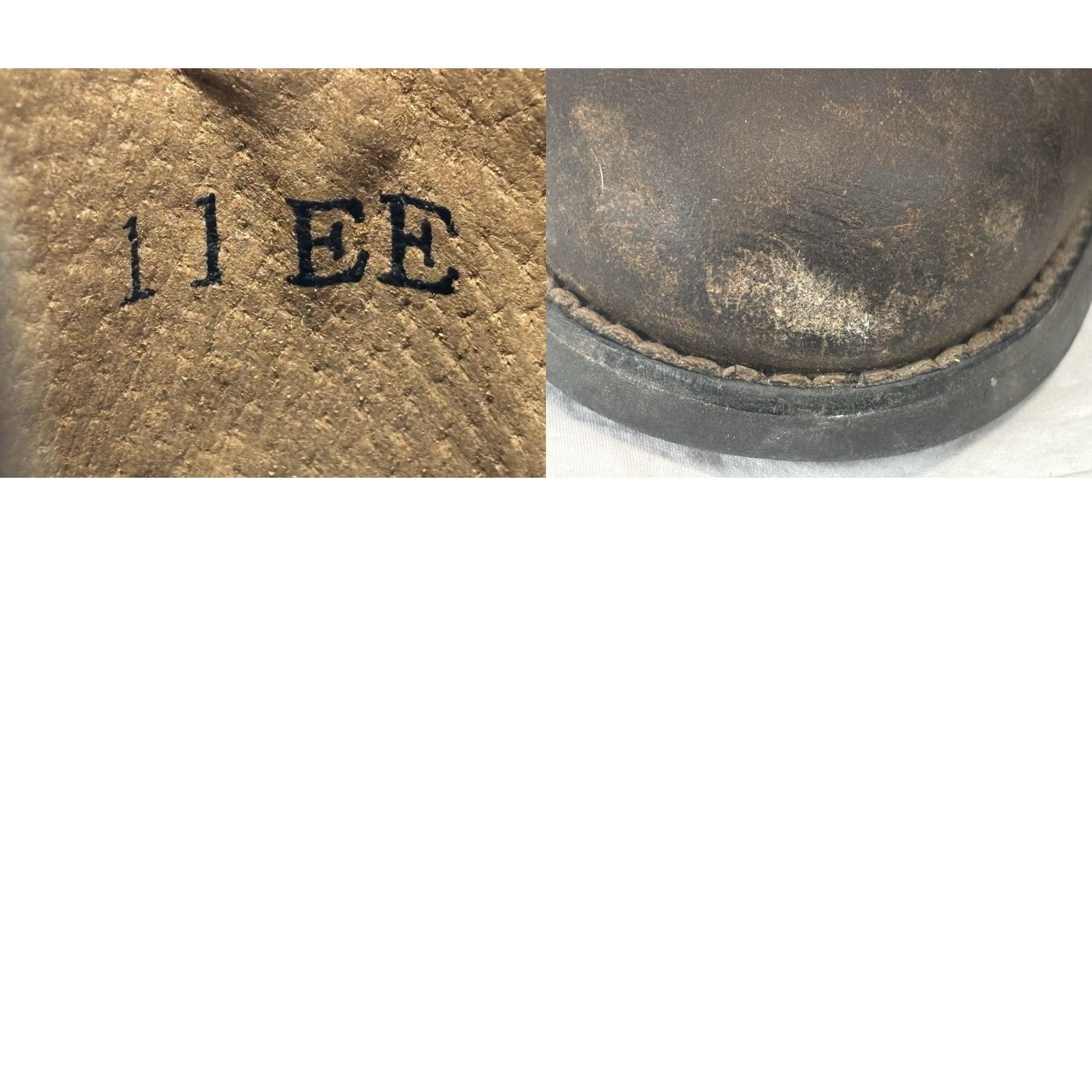 Ariat Ariat Men’s Heritage Roper DistressedLeather Brown Cowboy Western Boots EE 11 Size Leather Upper Mid-Calf Cowboy Theme Mens Shoes Boots Size US 11 / EU 44 - 8 Thumbnail