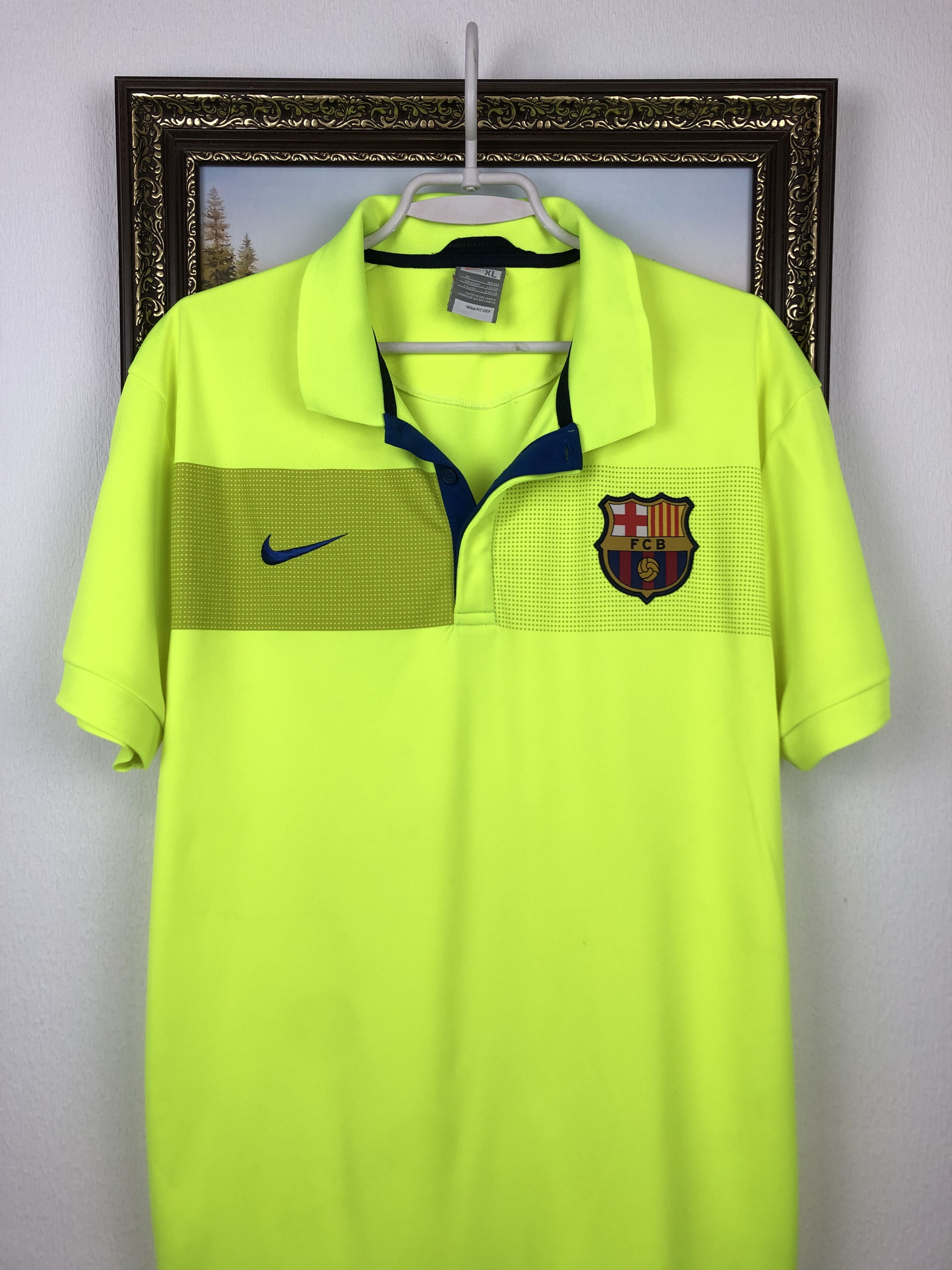 Nike Vintage Nike Barcelona Football Shirt Soccer Jersey Camiseta Size US XL / EU 56 / 4 - 2 Thumbnail