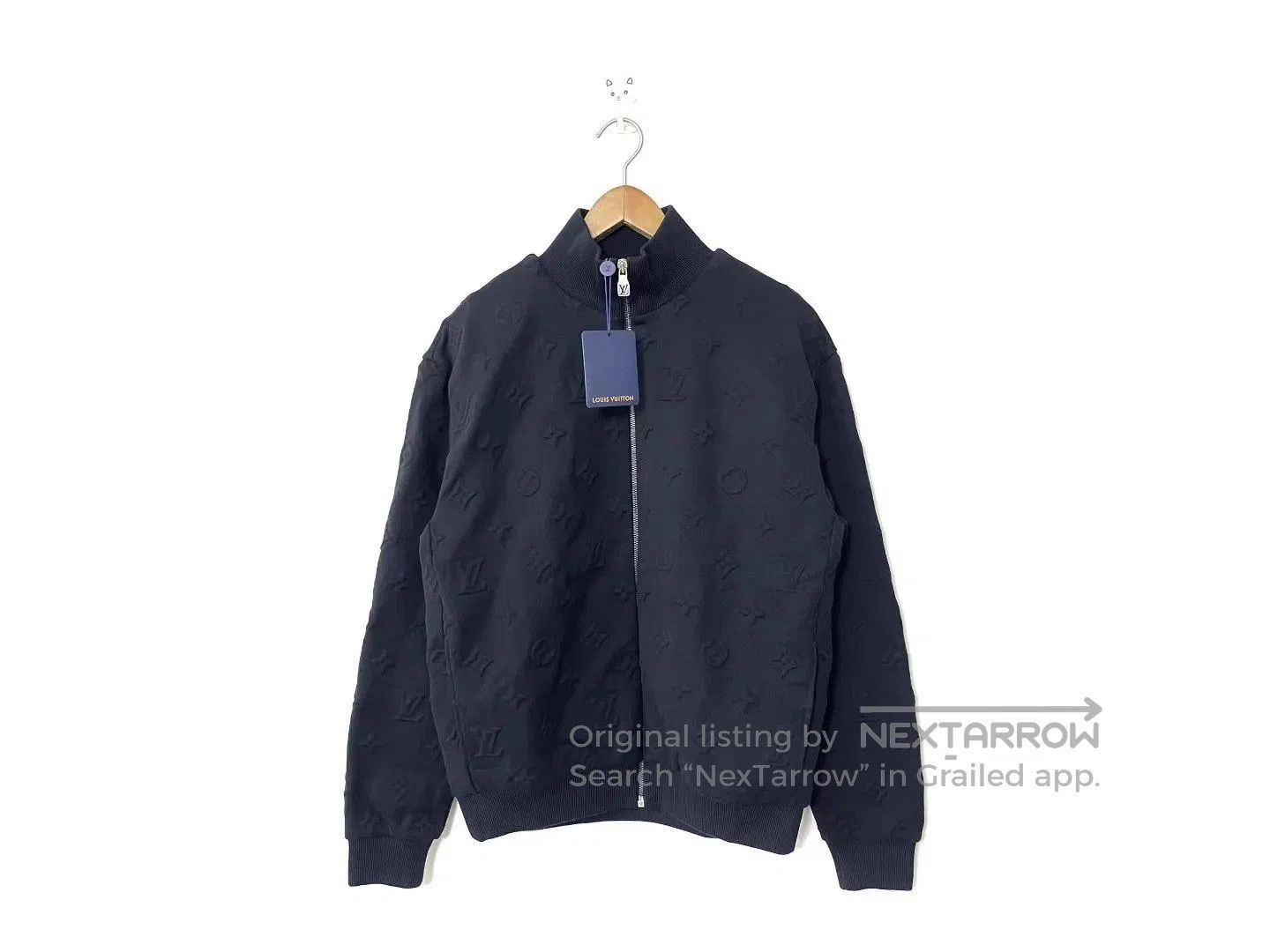 Louis Vuitton Black Quilted Bomber Jacket with Zip Closure. Size US M / EU 48-50 / 2 - 1 Thumbnail