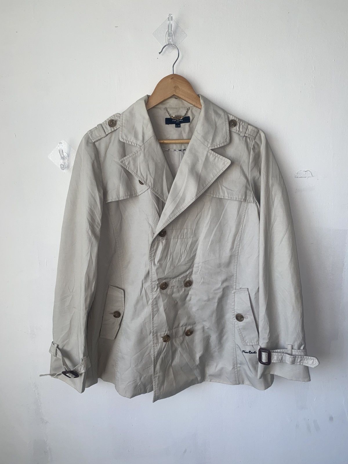 Japanese Brand × Pierre Cardin Pierre Cardin Trench Jacket Stylish & Lightweight Outerwear Size 40L - 1 Thumbnail