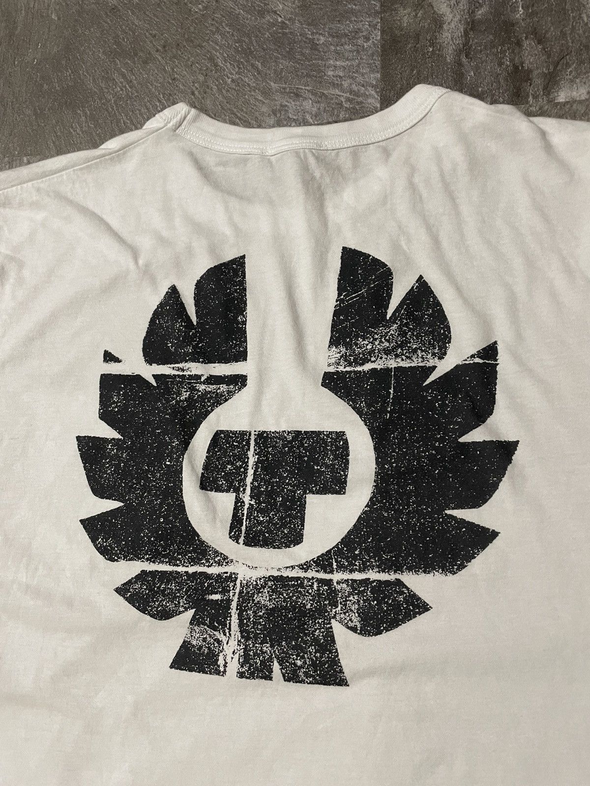 Belstaff Belstaf Big Logo Rare Luxury T Shirt Streetwear Size US L / EU 52-54 / 3 - 2 Thumbnail