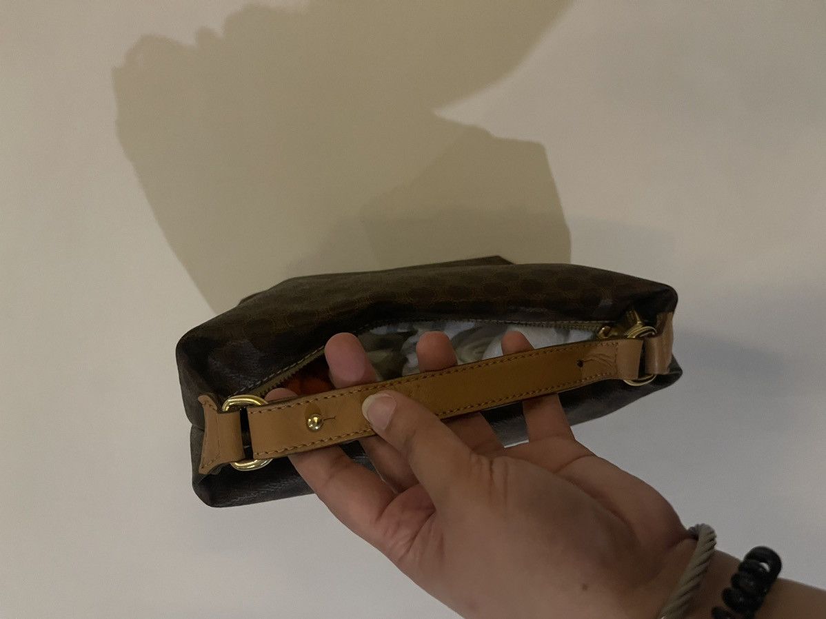 Celine × Vintage Celine Macadam Triomphe Pochette Handbag Size ONE SIZE - 10 Thumbnail
