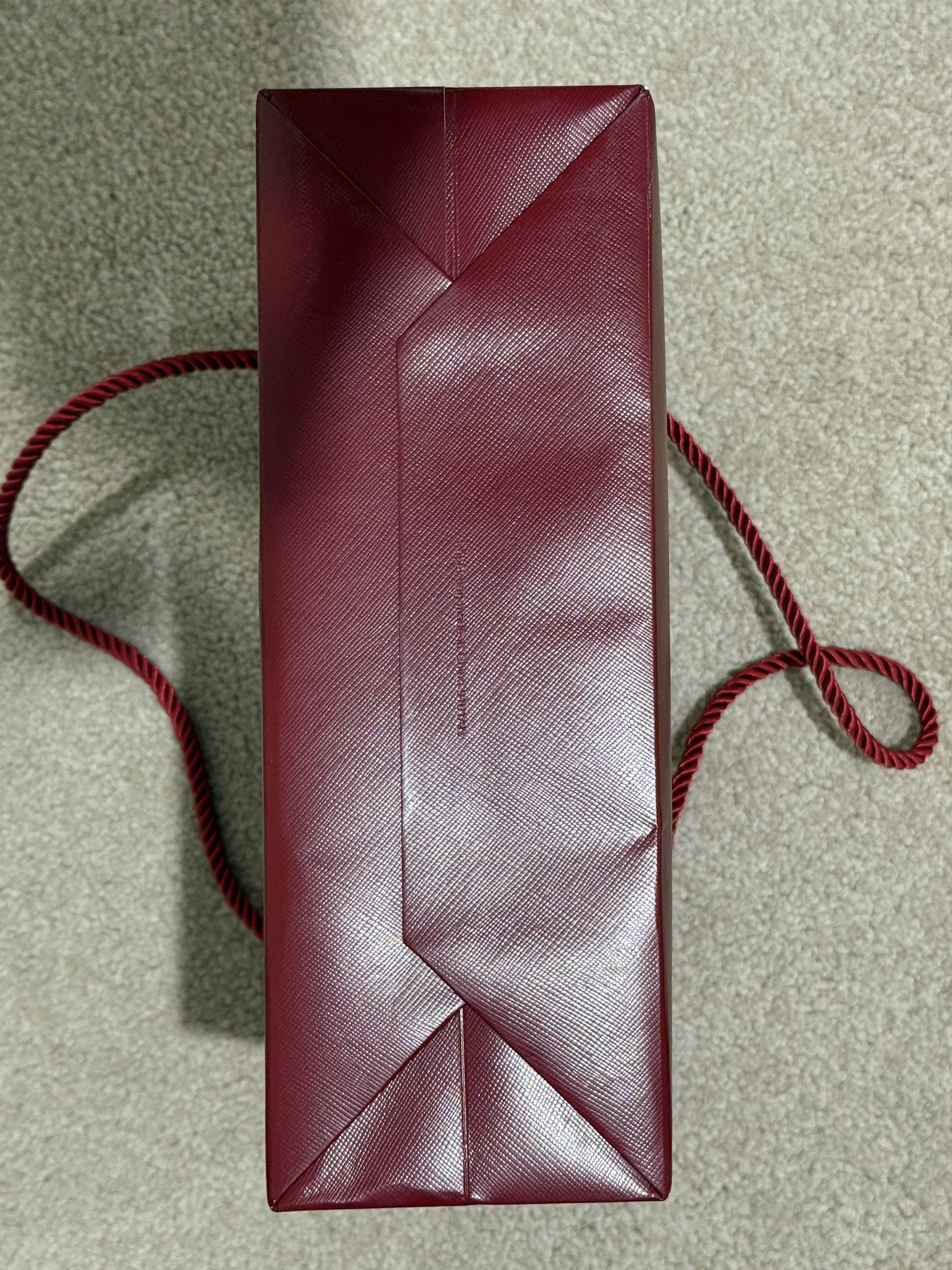Cartier Authentic Small Cartier Red Paper Shopping Gift Bag Size ONE SIZE - 5 Thumbnail