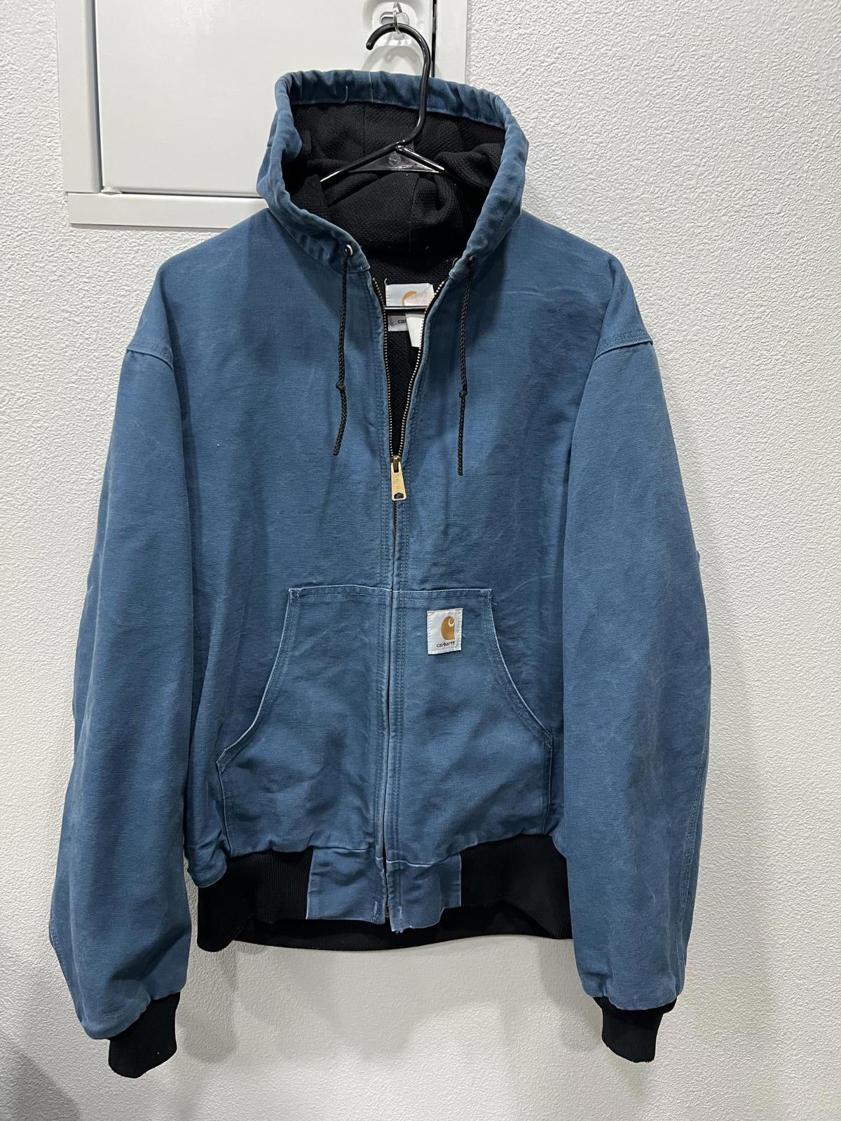 Carhartt 80/90s L Carhartt Thermal Blue Duck Jacket Size US L / EU 52-54 / 3 - 1 Thumbnail