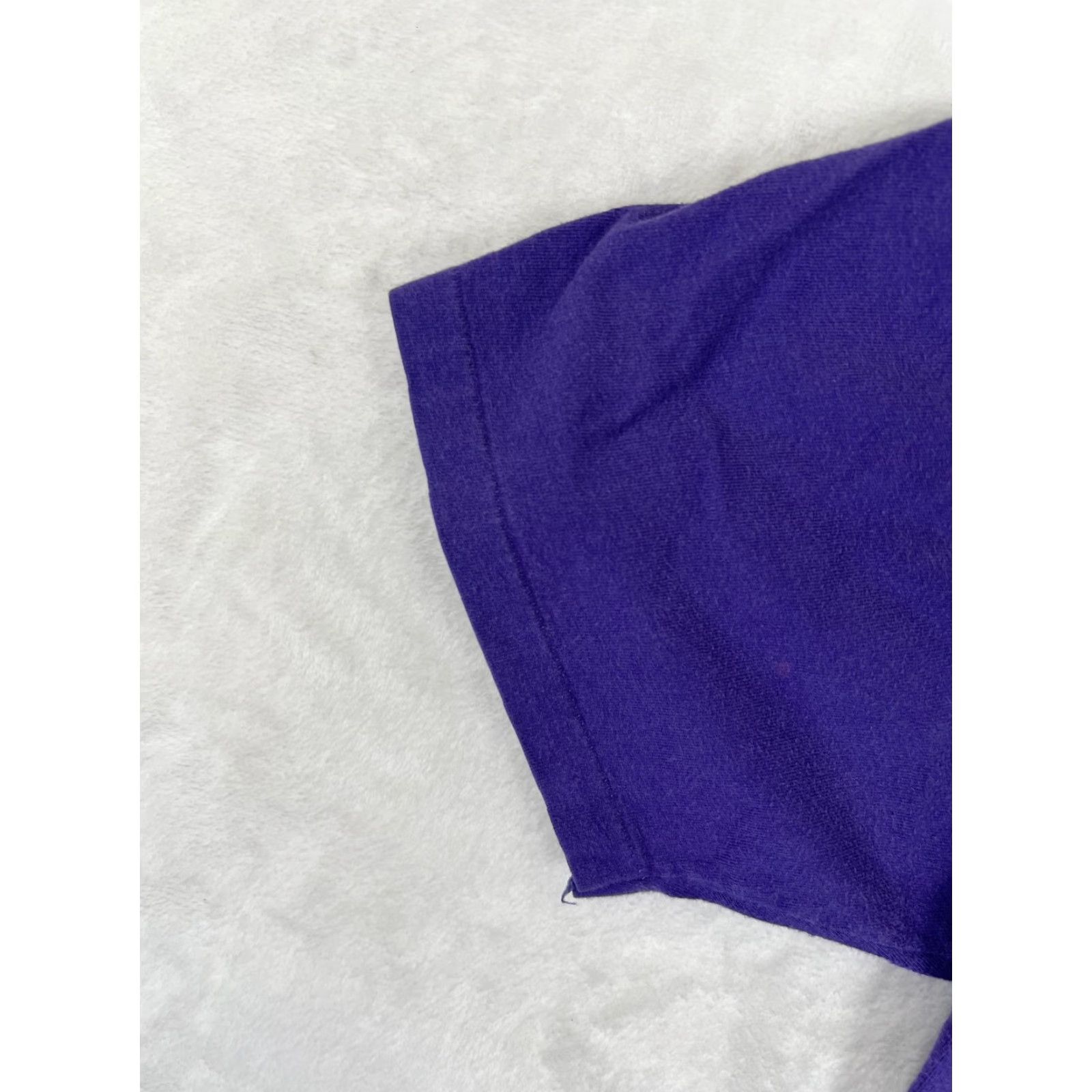 Hanes VINTAGE Hanes Beefy-T T-Shirt Mens Large Purple Pacific Volleyball Graphic 90s USA Shirt Sports Mens Regular Fit Short Sleeve Crew Neck Cotton Size US L / EU 52-54 / 3 - 4 Thumbnail