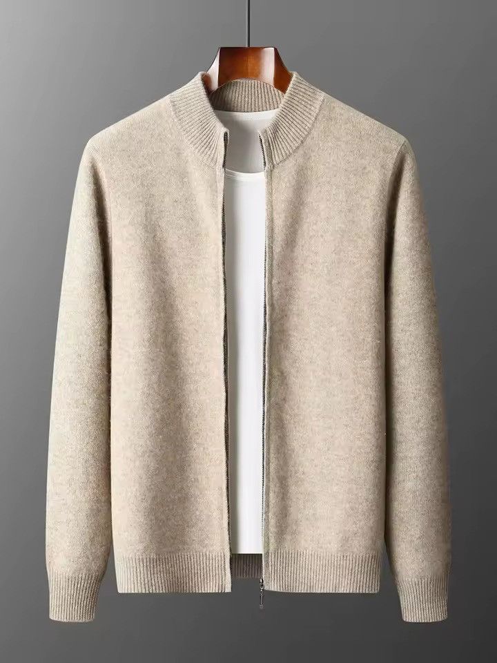 Other 100% Merino Wool Premium Casual Zipper Cardigan Sweater Size US L / EU 52-54 / 3 - 1 Thumbnail