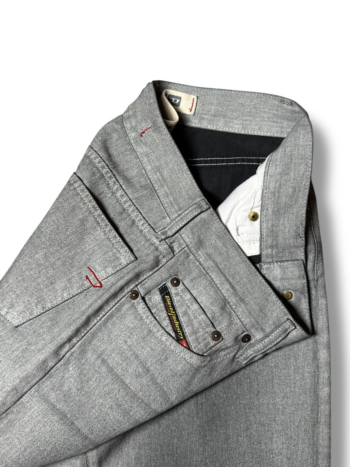 Diesel Japan Avant Garde Vintage Diesel Flared Washed Faded Jeans Size US 29 - 8 Thumbnail