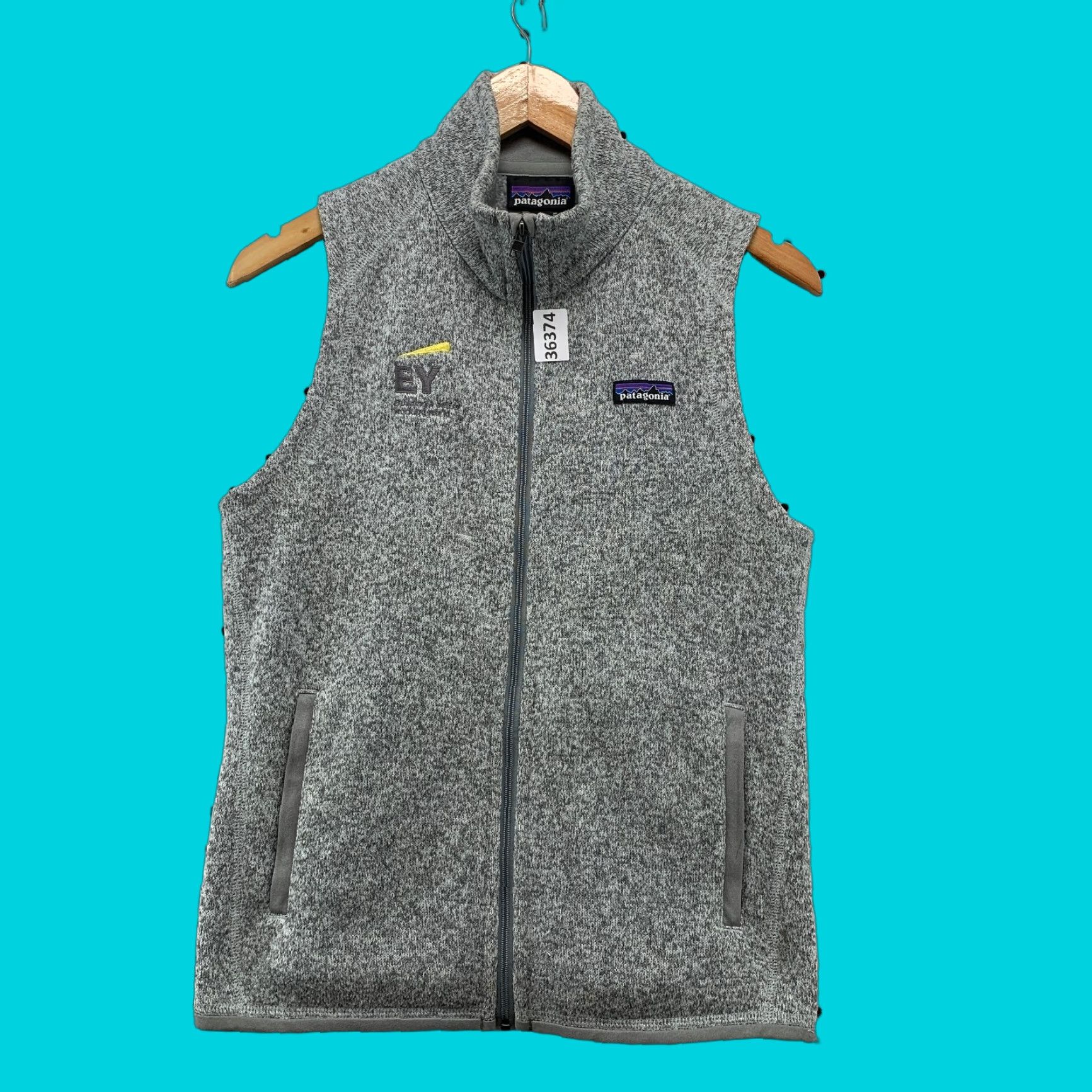 Patagonia Patagonia Better Sweater Vest Jacket Womens Small Gray Zip Sleeveless 17x24 Size S / US 4 / IT 40 - 1 Thumbnail