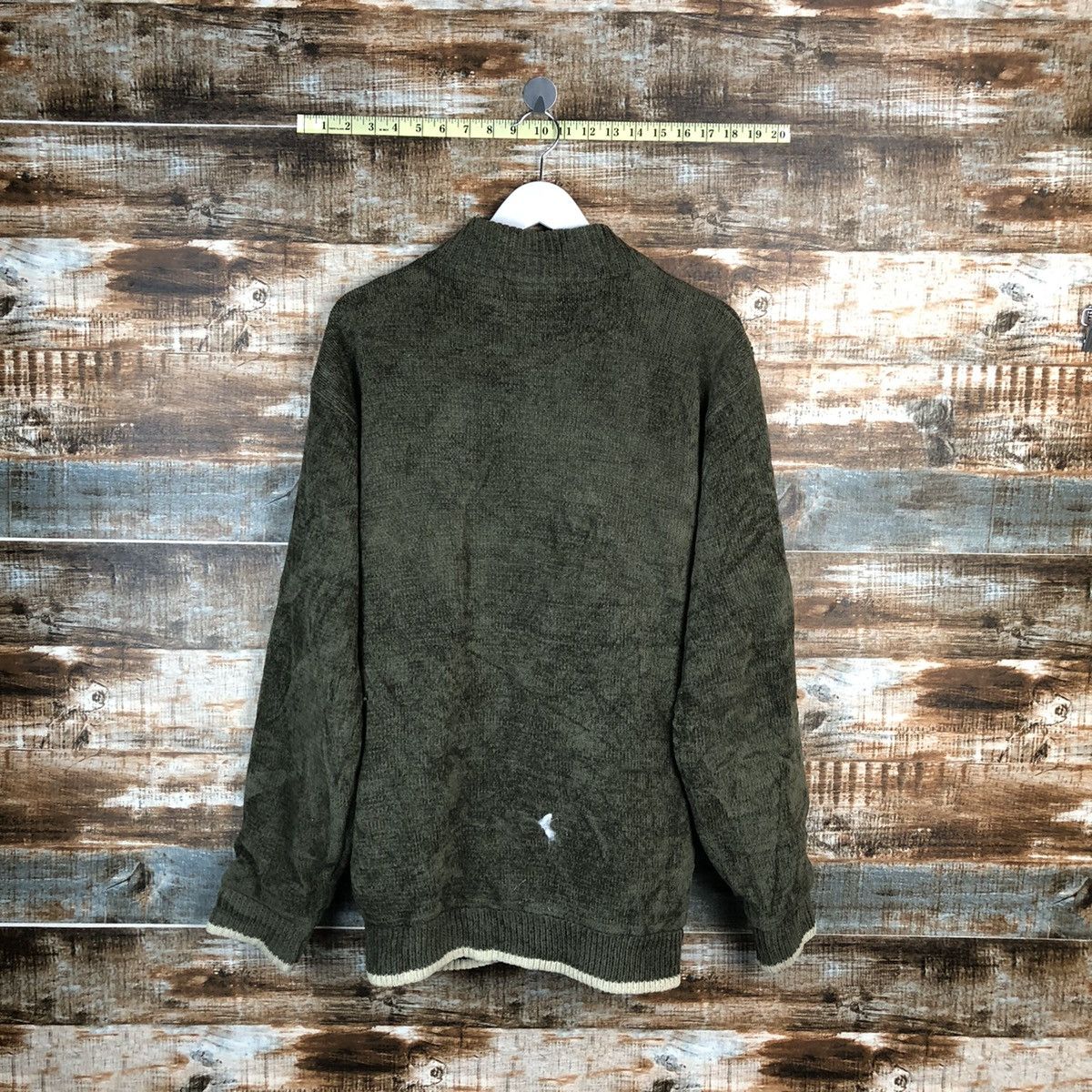 Beverly Hills Polo Club × Vintage Beverly Hills Polo Club Dark Green Sweather #A1594 Size US L / EU 52-54 / 3 - 12 Thumbnail