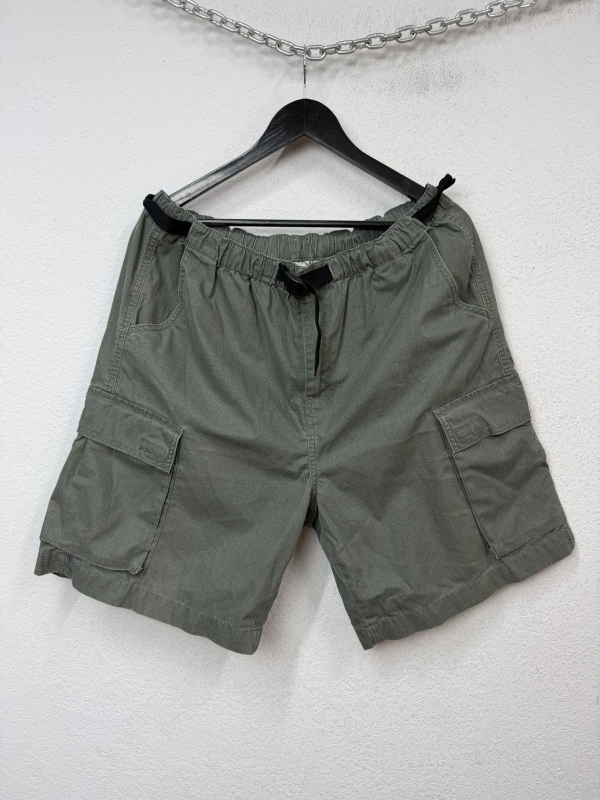 Carhartt Vintage Carhartt Cargo Shorts Khaki Work Y2K Archival Size US 33 - 1 Thumbnail