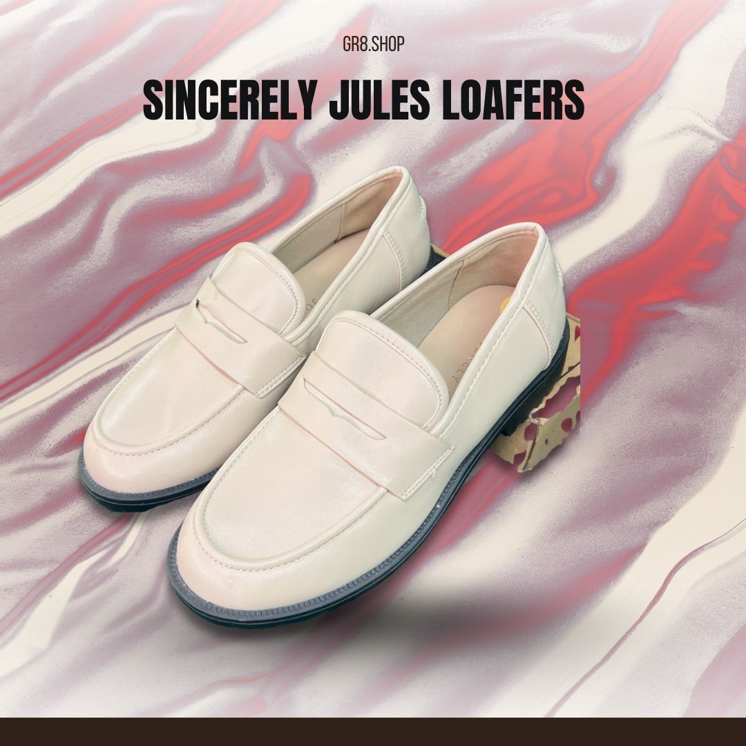 Other Sincerely Jules Womens Rizzo Loafers Size 7M Cream Beige Sty Size US 7 / IT 37 - 1 Thumbnail