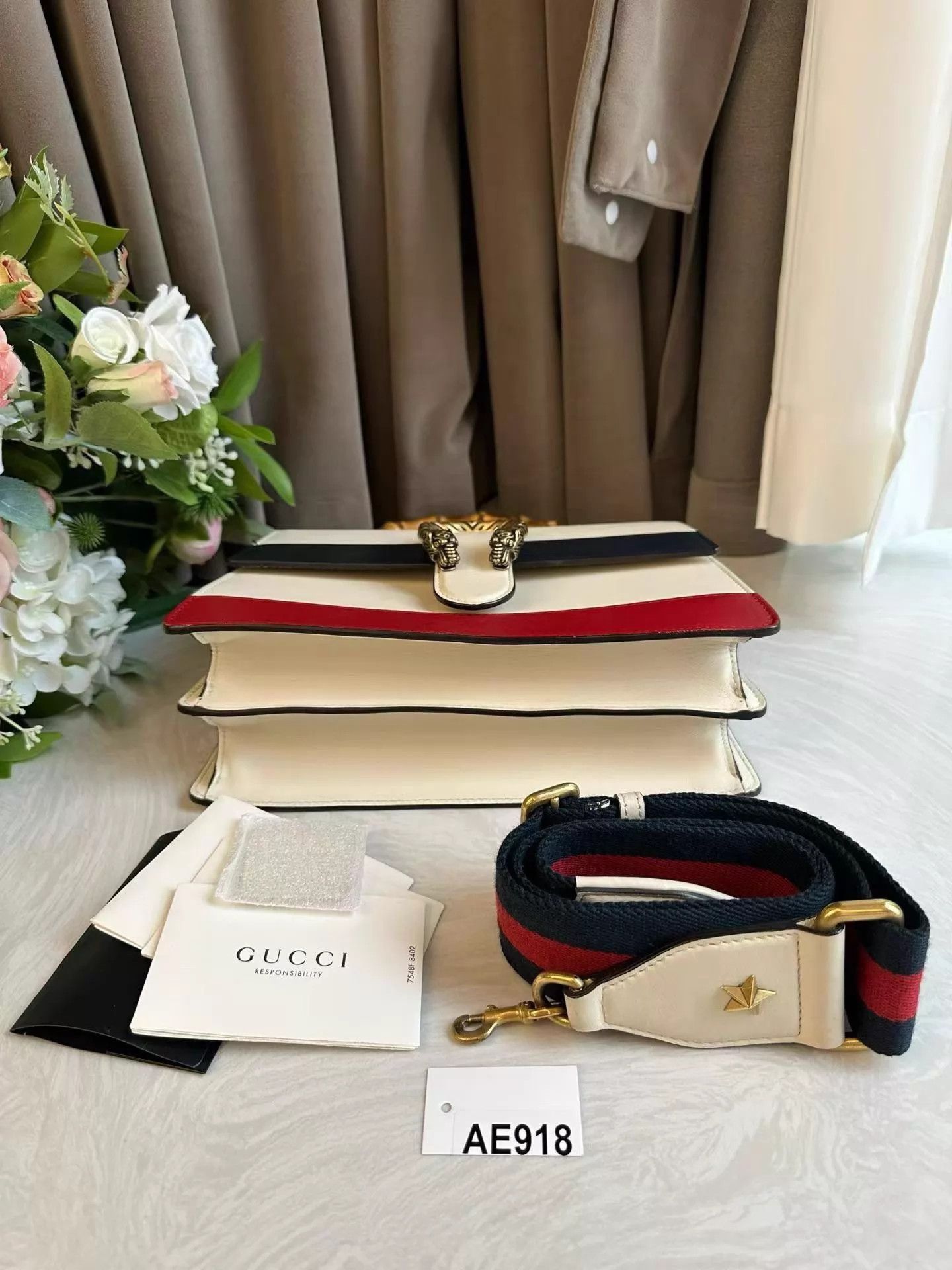 Gucci GUCCI Dionysus Bamboo 3-Tone Bag Medium Excellent Size ONE SIZE - 7 Thumbnail