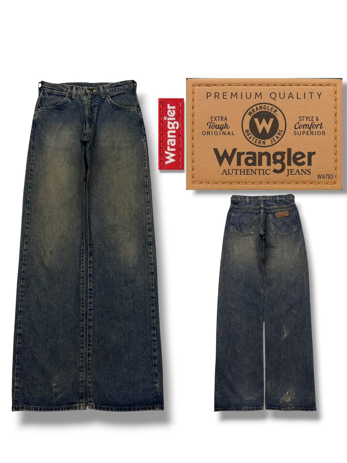 Wrangler Vintage Wrangler Japanese Denim Jeans | Relaxed Straight W28 Size US 28 / EU 44 - 1 Thumbnail