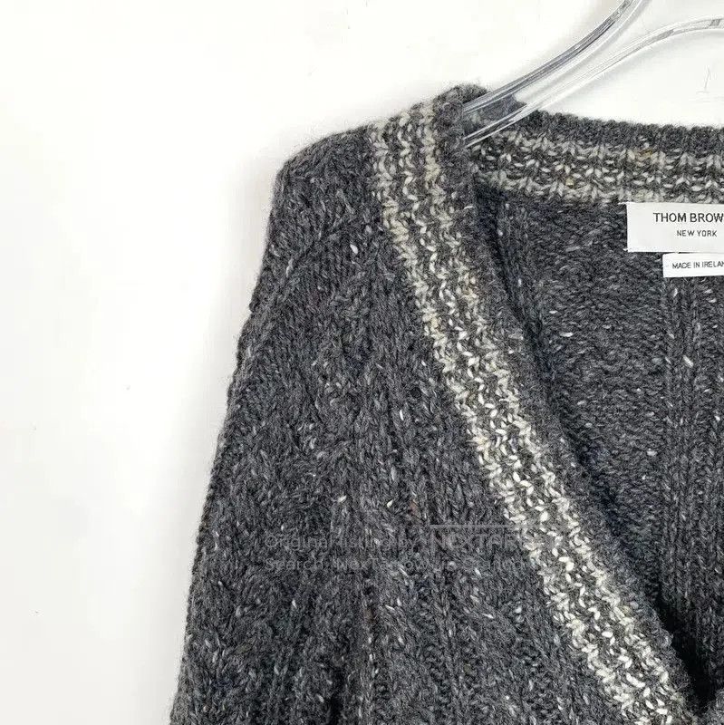 Thom Browne Thom Browne Women's Dark Gray Wool Cardigan . Size XS / US 0-2 / IT 36-38 - 3 Thumbnail