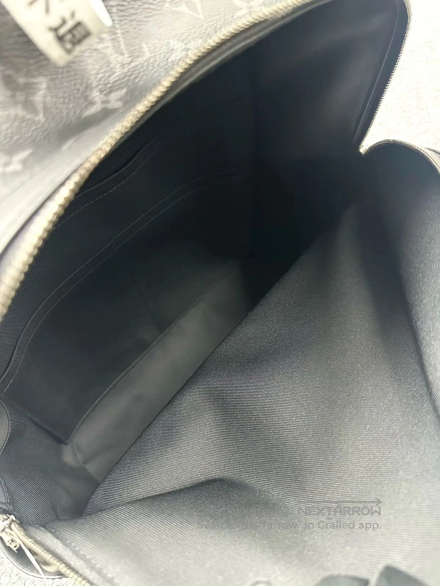 Louis Vuitton Louis Vuitton Black Apollo Series Printed Logo Backpack| Size ONE SIZE - 7 Thumbnail
