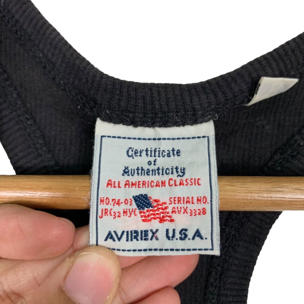 Avirex AVIREX USA Back Small Logo Tank Tops #0251-C12 Size US M / EU 48-50 / 2 - 10 Thumbnail