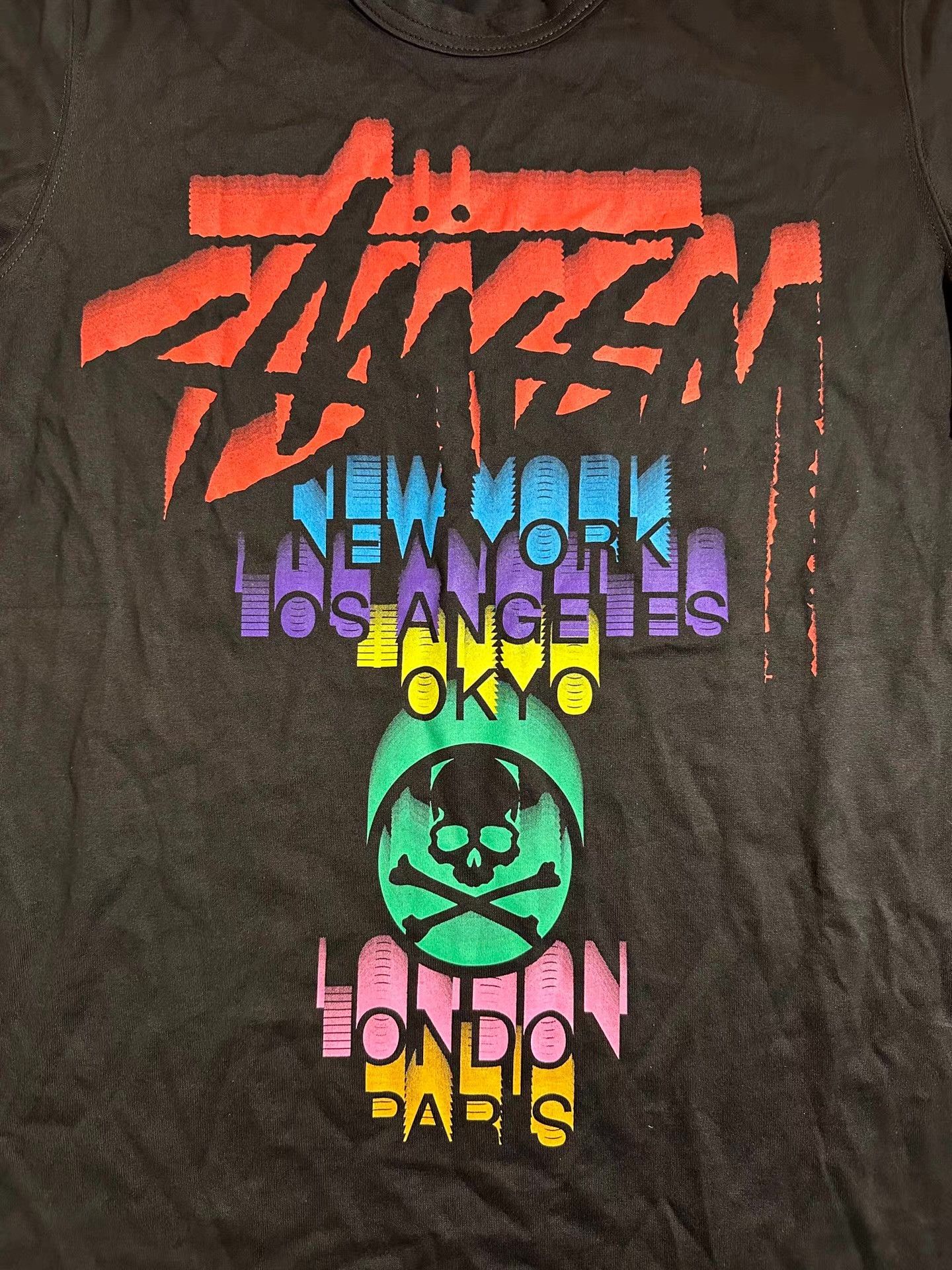 Mastermind Japan MastermindJapan x STUSSY 12SS Print Short Sleeve T-shirt Ｑ25 Size US S / EU 44-46 / 1 - 4 Thumbnail