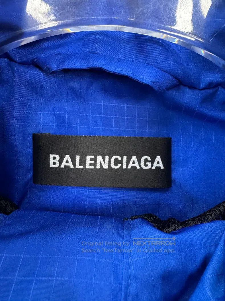 Balenciaga Balenciaga Blue Functional Half-Zip Front & Back Logo Embr Size US S / EU 44-46 / 1 - 3 Thumbnail