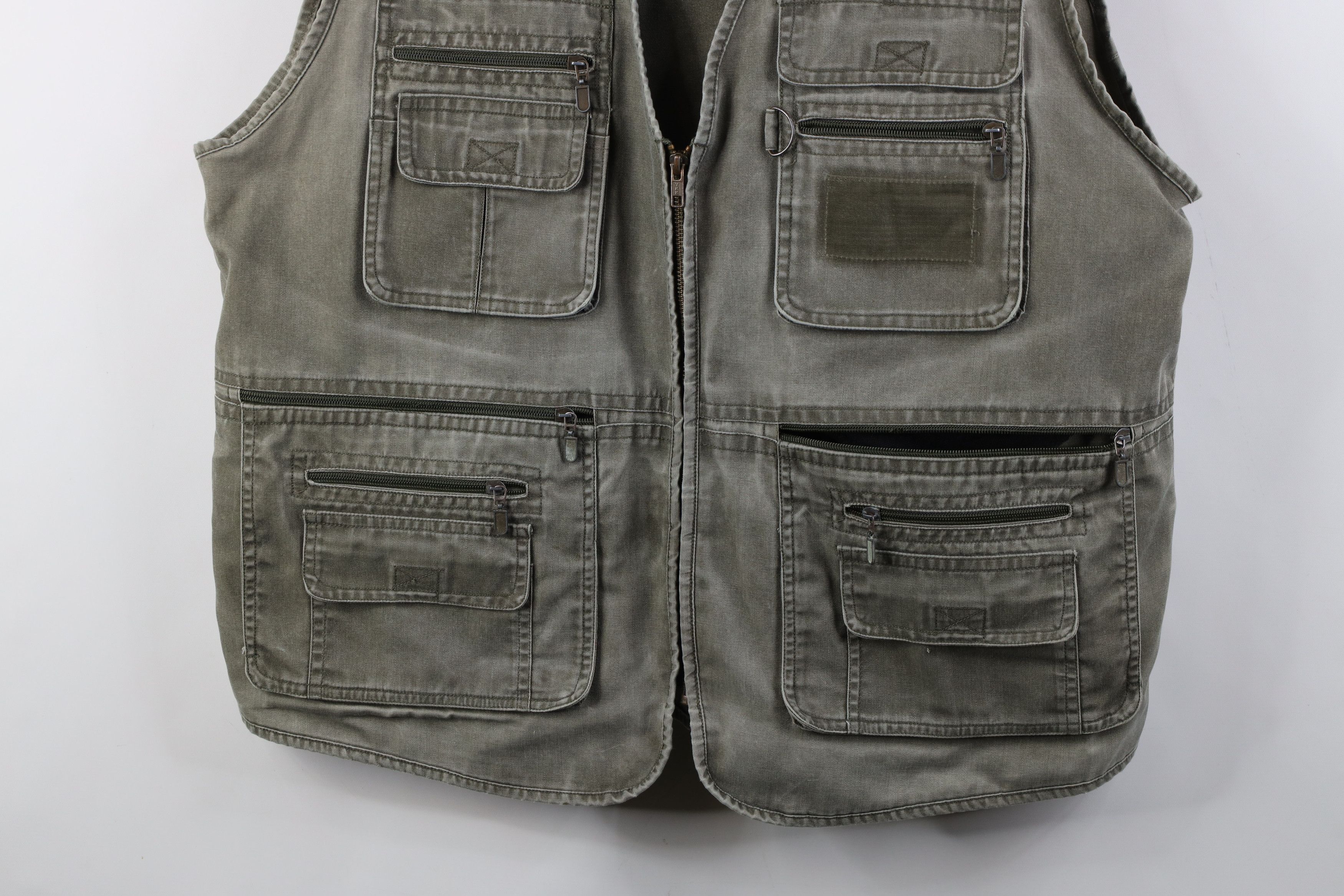 Vintage Vintage 90s Y2K Streetwear Conceal Carry Vest Jacket Size US XXL / EU 58 / 5 - 3 Thumbnail