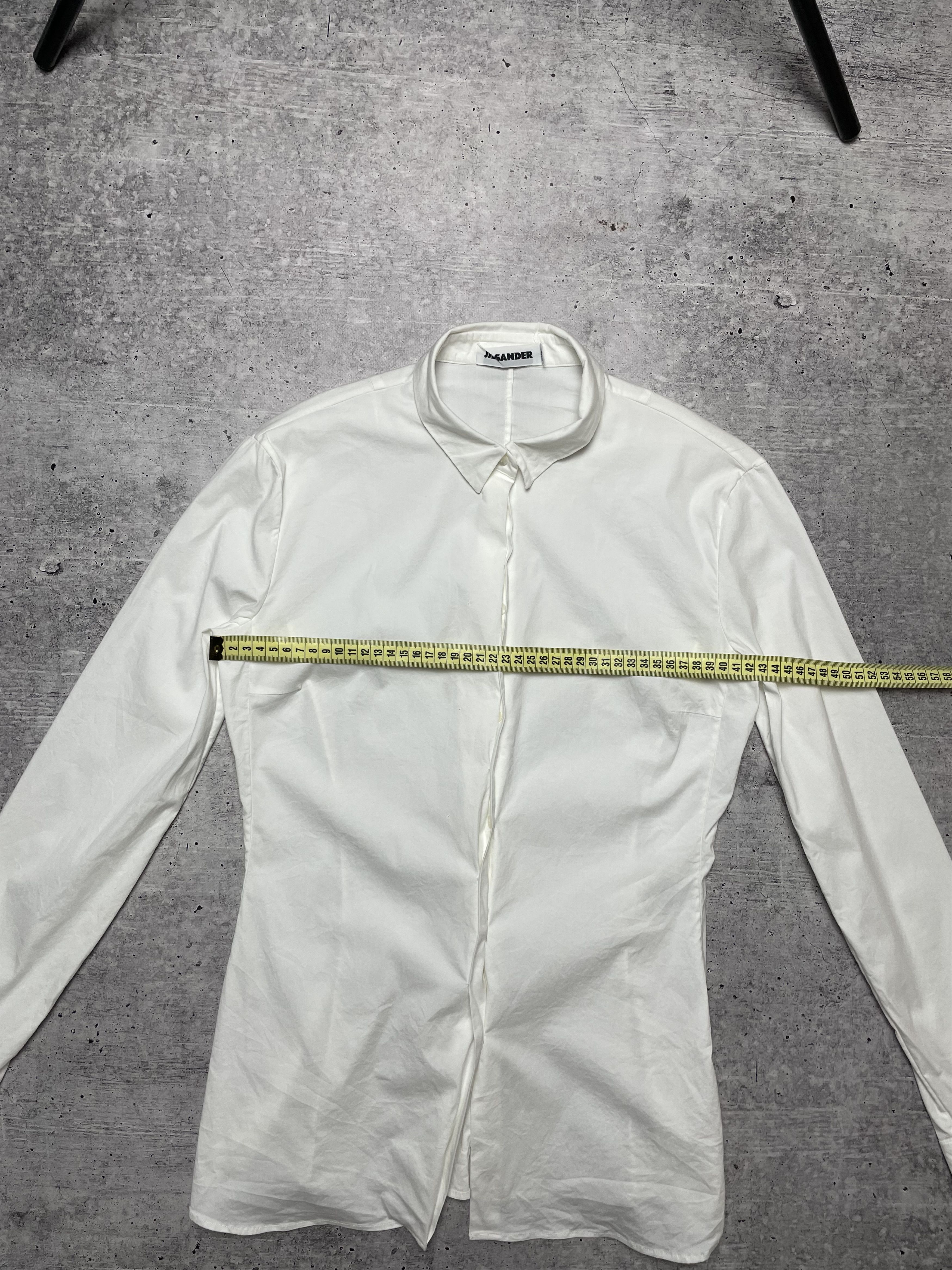 Jil Sander Jil Sander Tailored White Poplin Shirt Made In Italy Size XXS / US 00 / IT 34 - 11 Thumbnail