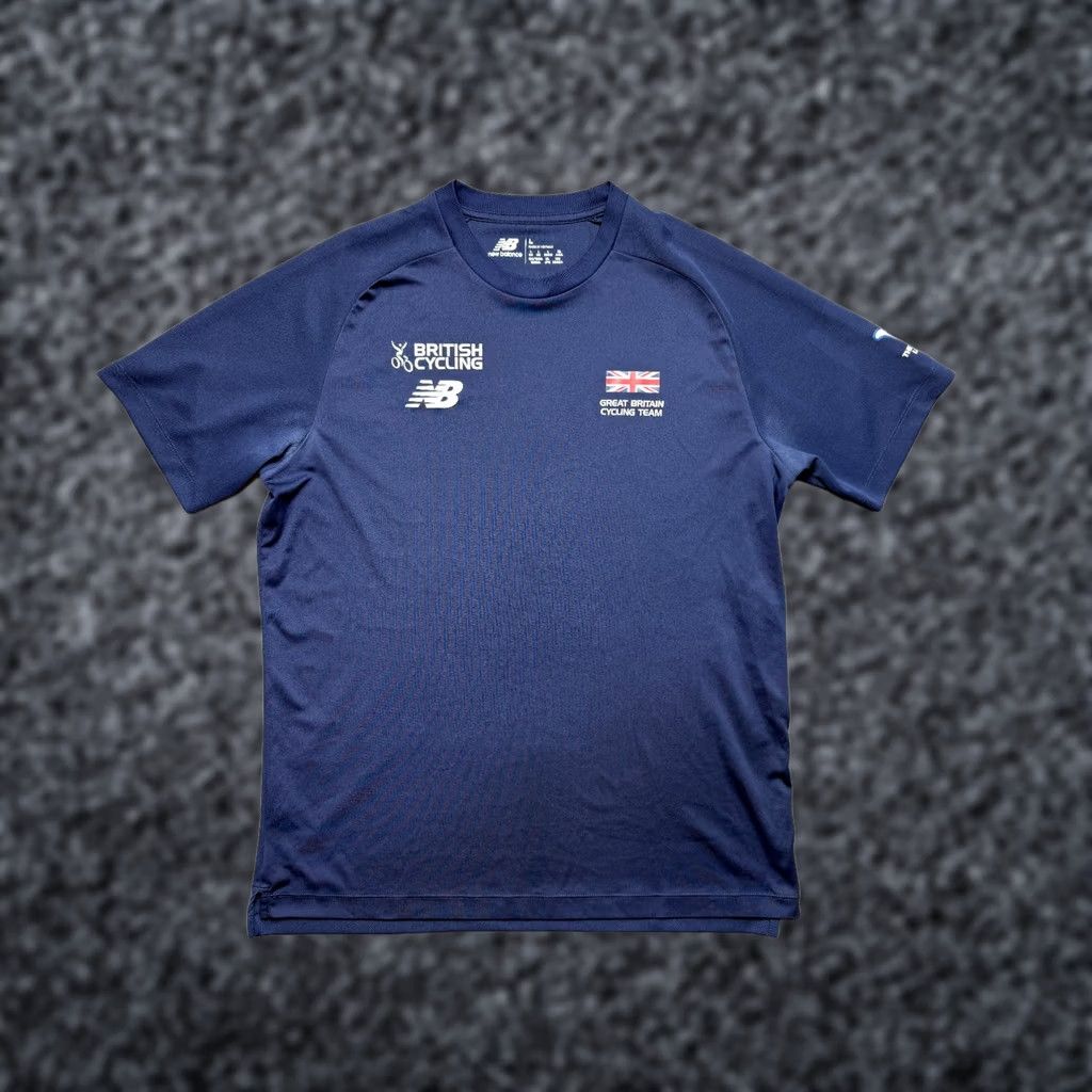 New Balance New Balance Great Britain Cycling Team Shirt Blue mens size L Size US L / EU 52-54 / 3 - 1 Thumbnail