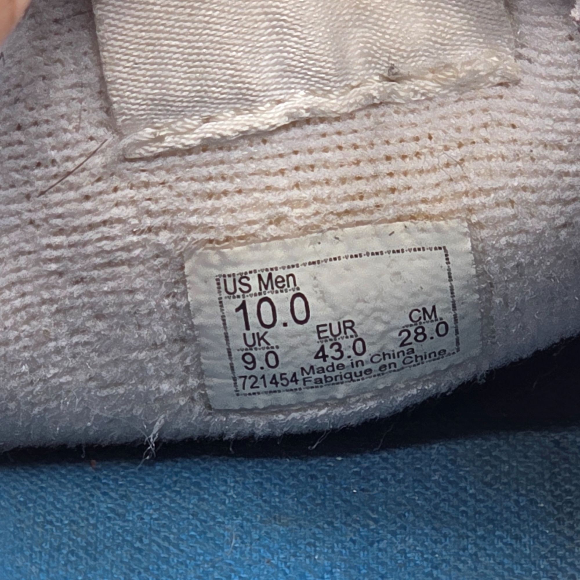 Vans Vans Sport Low Surf The Web Mens Size 10 Beige Blue Casual S Size US 10 / EU 43 - 5 Thumbnail