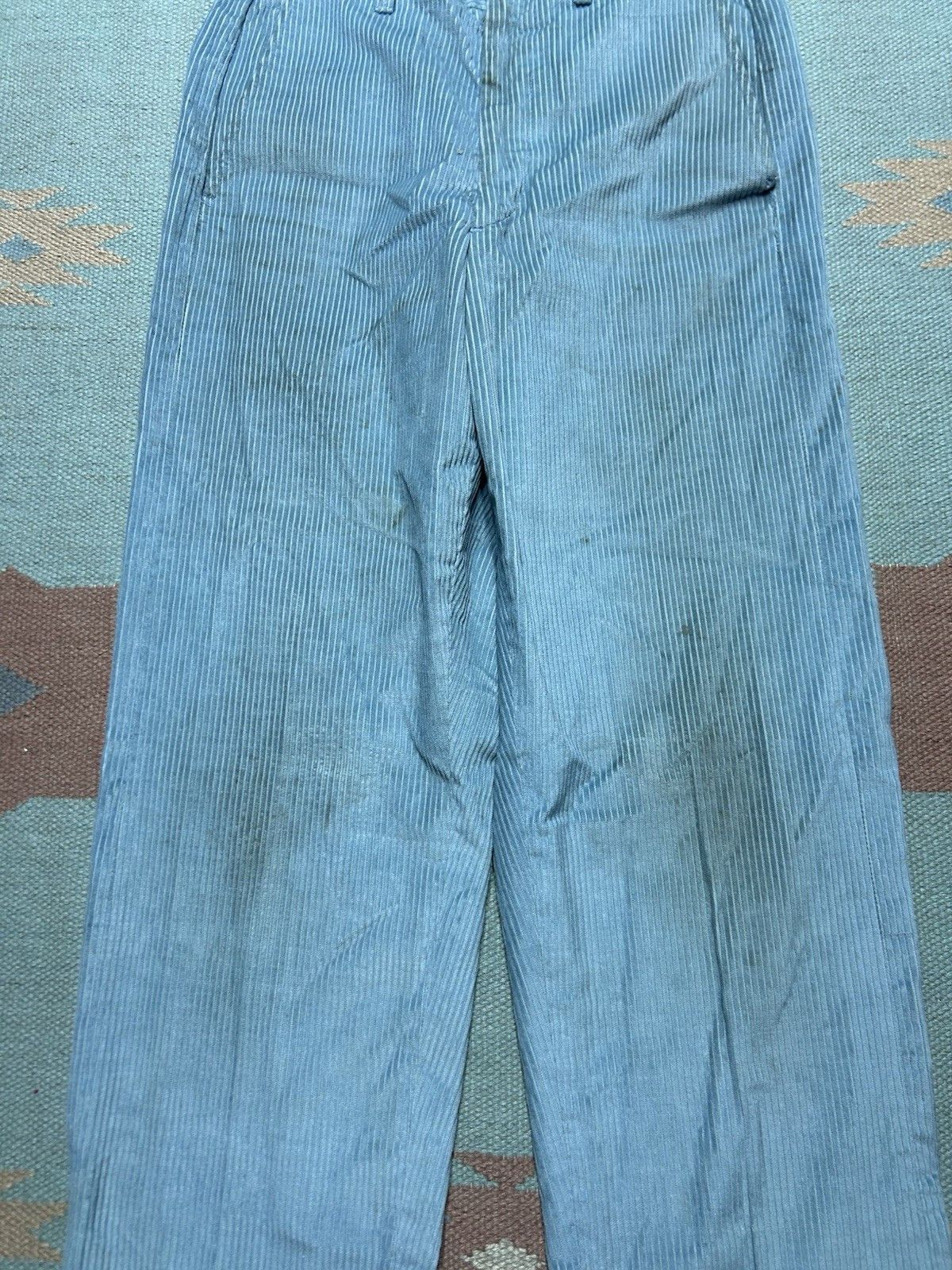 Vintage Vintage 1960s corduroy pants straight leg worn stained 28x29 Size US 28 / EU 44 - 4 Thumbnail