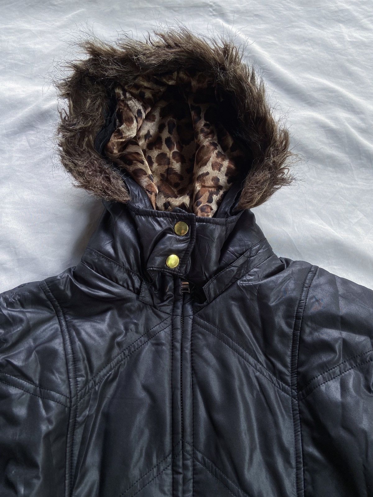 Beauty Beast SKY BOMBER BLACK FAUX FUR JACKET Size US S / EU 44-46 / 1 - 8 Thumbnail