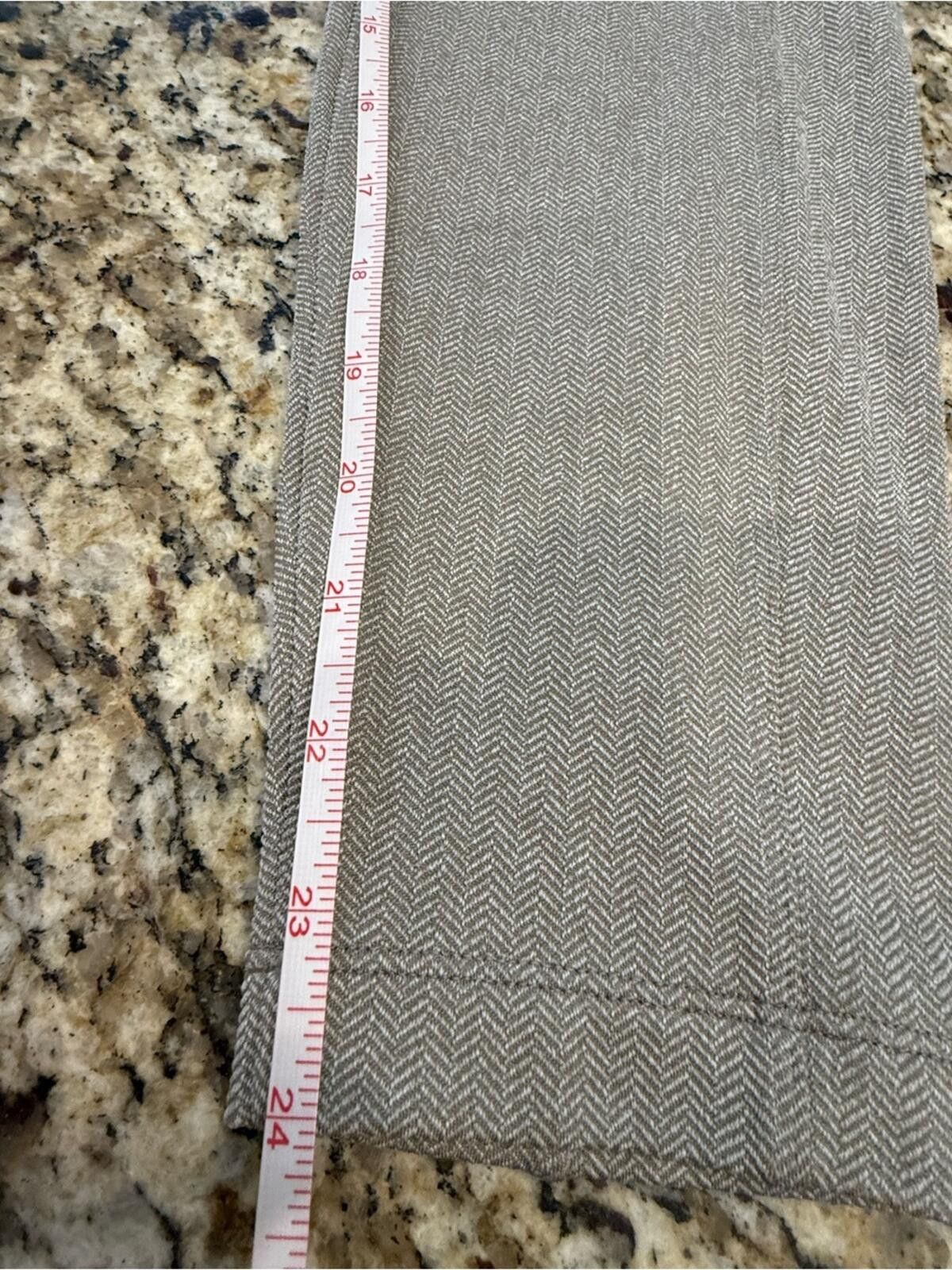 Other Athleta Delancey Herringbone Tight Legging gray/tan white LG Size 26" / US 2 / IT 38 - 6 Thumbnail