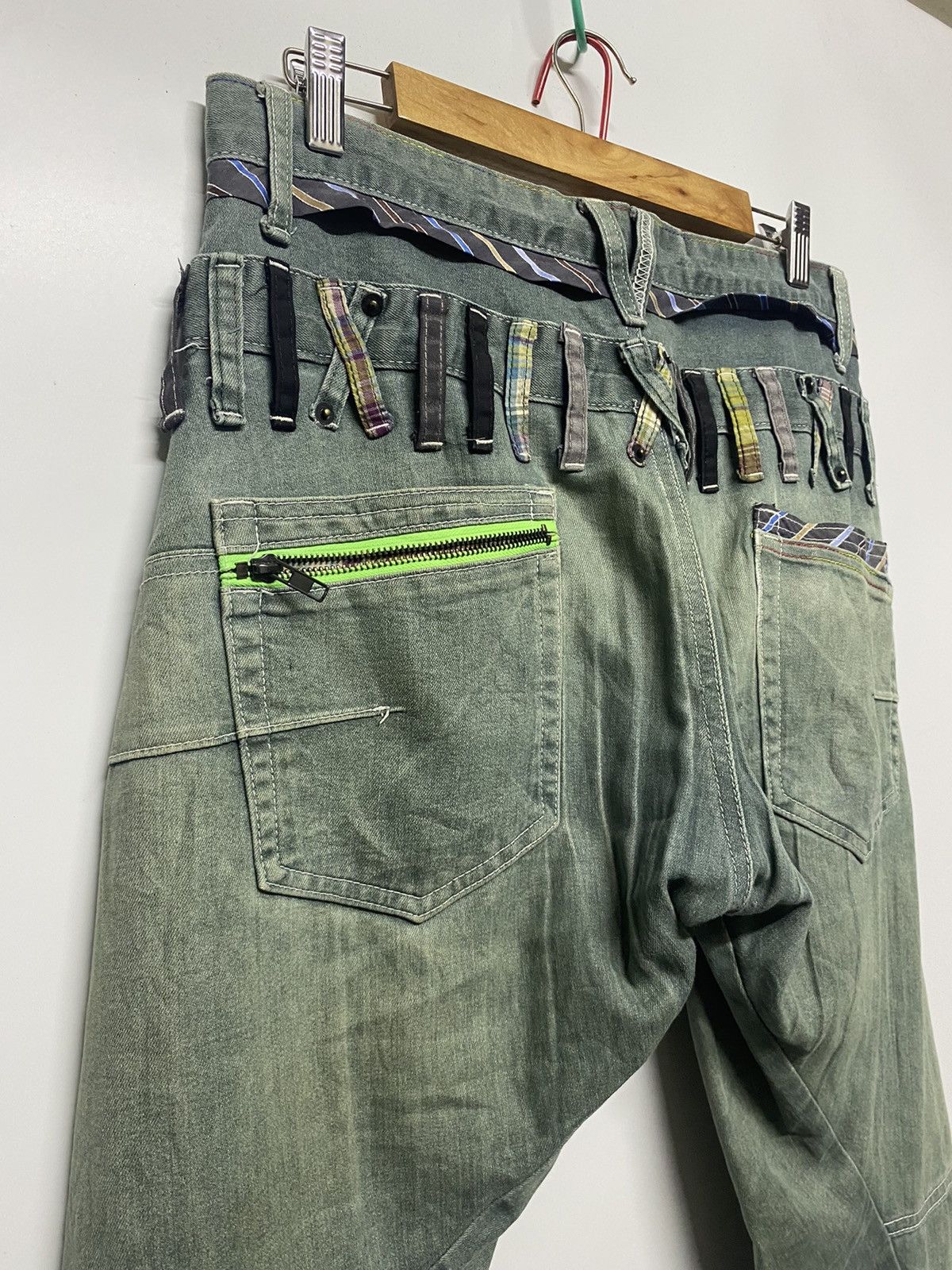 Hysteric Glamour × Japanese Brand BreathMin Double Waist Japanese Punk Pant Size US 32 / EU 48 - 12 Thumbnail