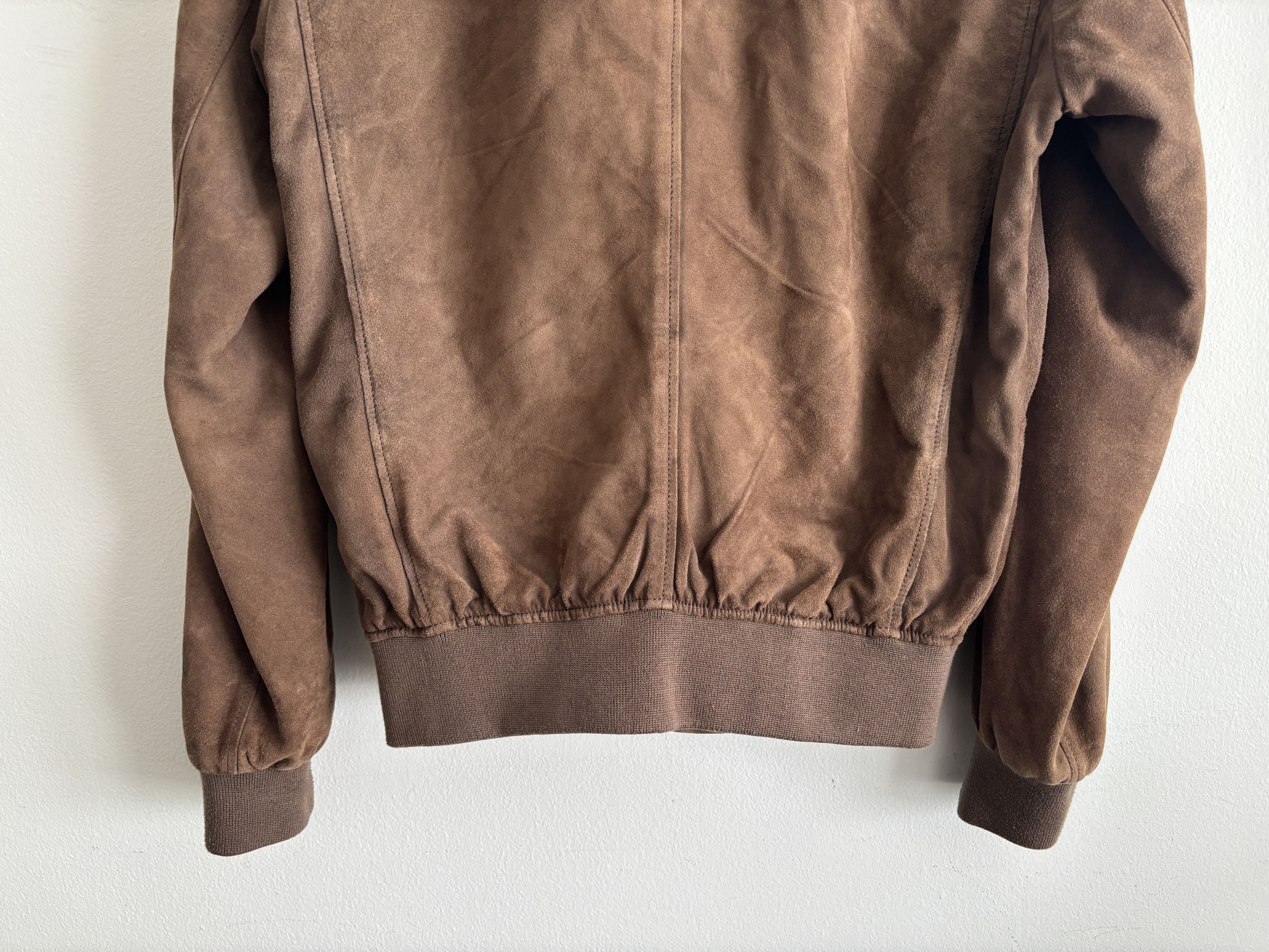 Suitsupply $950 Brown Suede Blouson Bomber Jacket - Medium Size US M / EU 48-50 / 2 - 11 Thumbnail