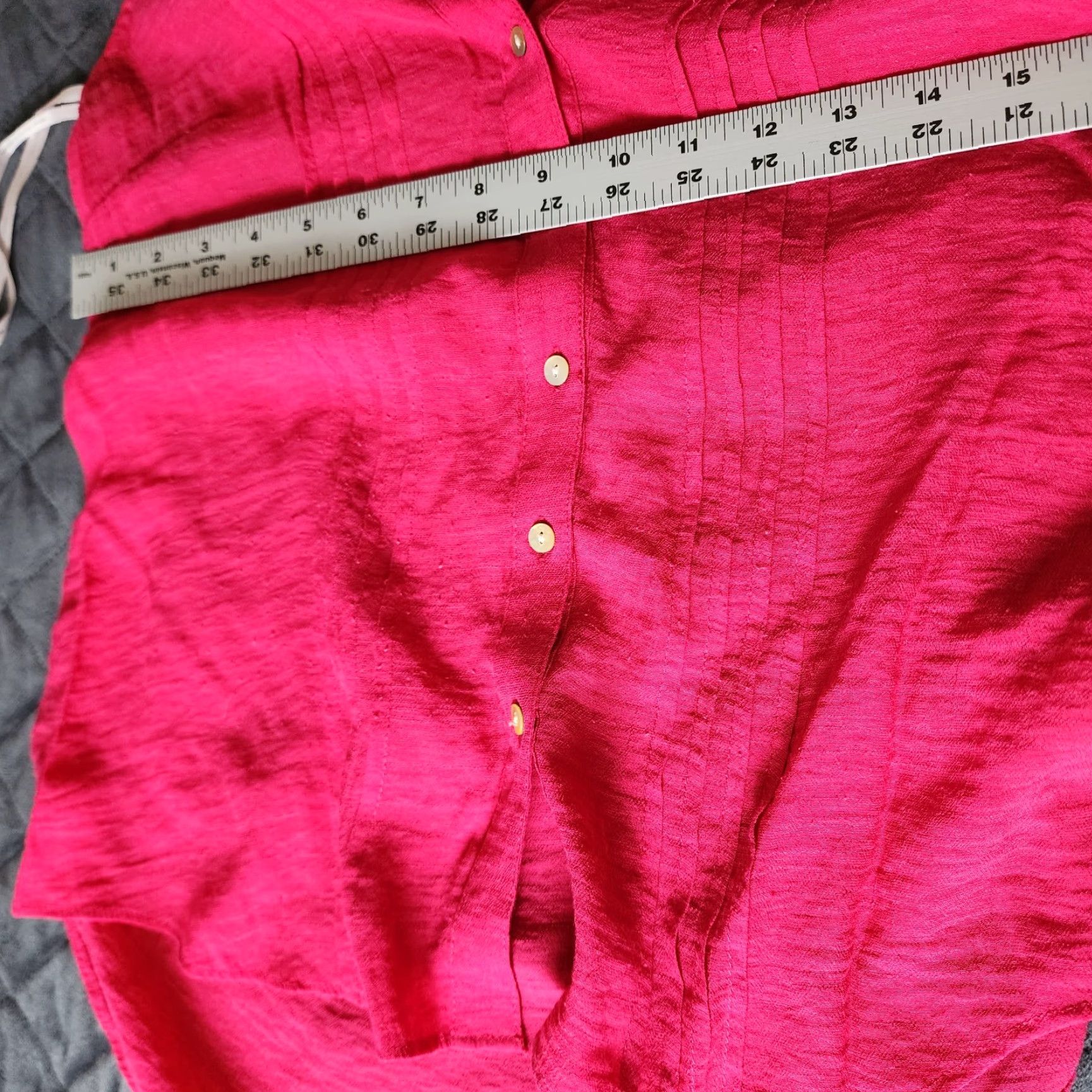 Nanette Lepore Nanette Lepore Womens Button-Up Shirt Sleeveless Top Pink M Size M / US 6-8 / IT 42-44 - 6 Thumbnail