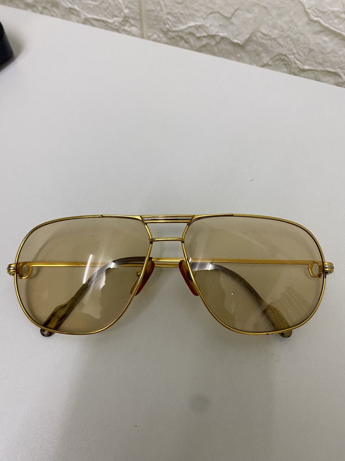 Cartier Vintage 1988 Cartier aviator Sunglasses in gold frame Size ONE SIZE - 2 Thumbnail