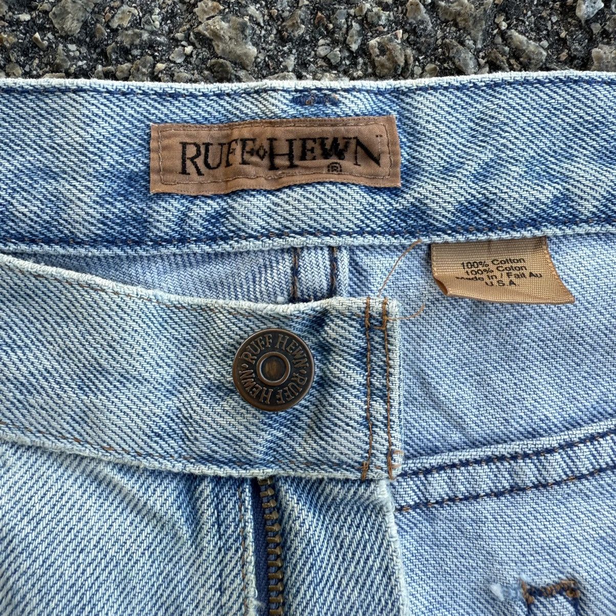 Other VINTAGE RUFF HEWN USA TALON ZIP FADED JEAN DENIM PANTS Size US 34 / EU 50 - 8 Thumbnail