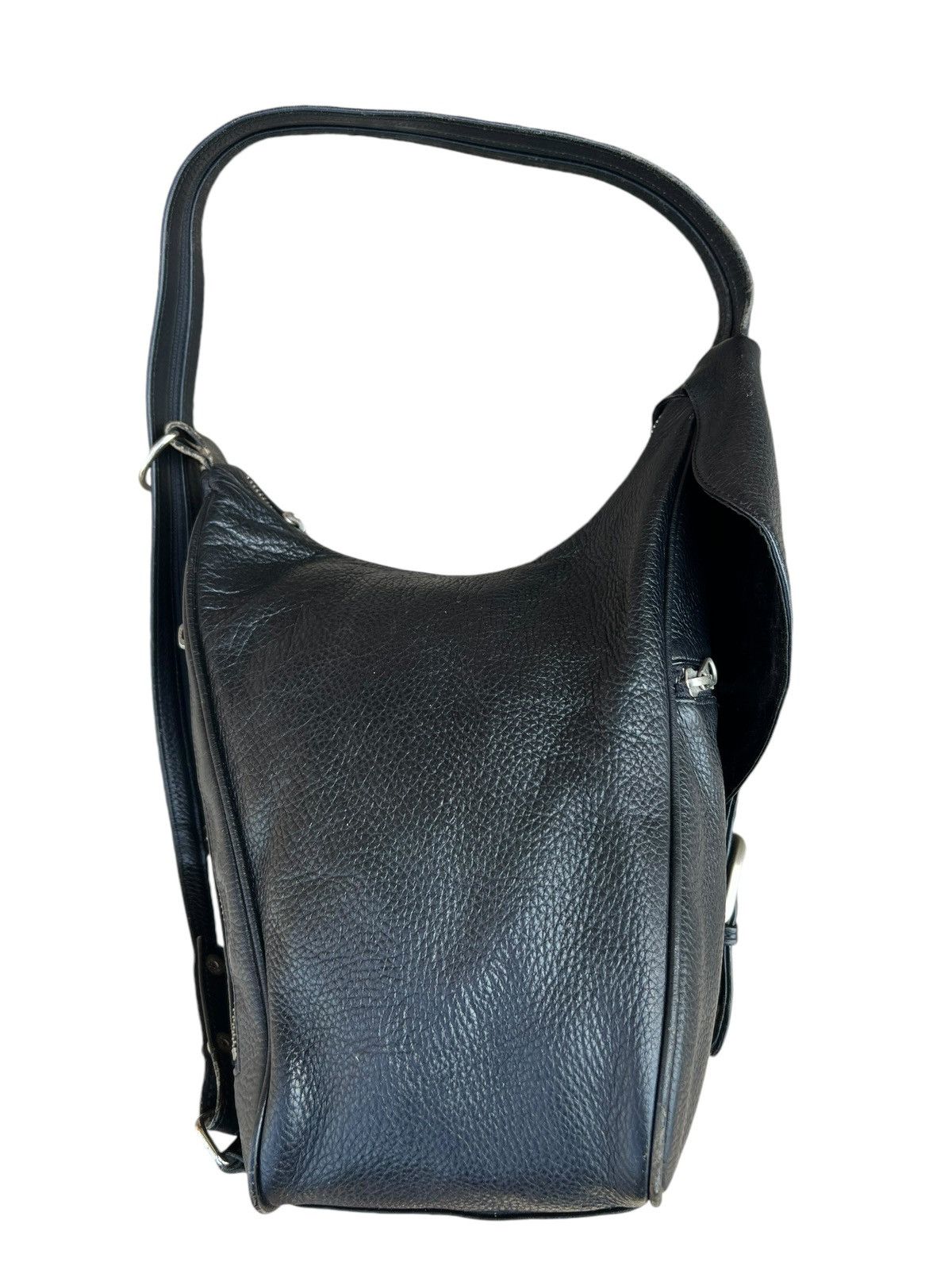 Leather Vintage RAVIR Tokyo Patina Leather Multi Way Backpack Bag Size ONE SIZE - 16 Thumbnail