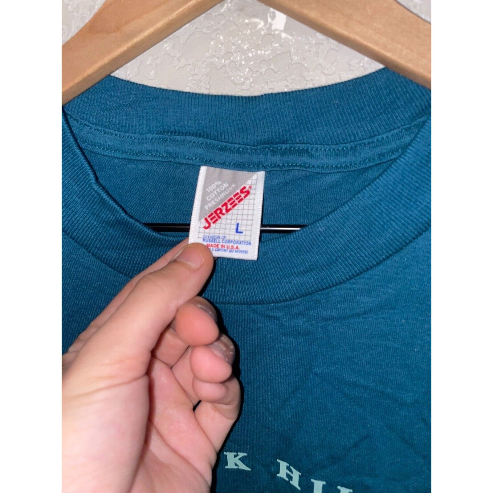 Jerzees Vintage South Dakota Shirt Black Hills Green Tee VTG 90s L Size US L / EU 52-54 / 3 - 7 Thumbnail