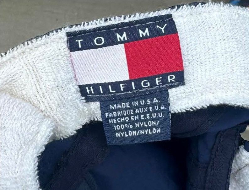 Tommy Hilfiger × Vintage Vintage Tommy Hilfiger Sailing Gear Navy 5 Panel Hat Size ONE SIZE - 3 Thumbnail