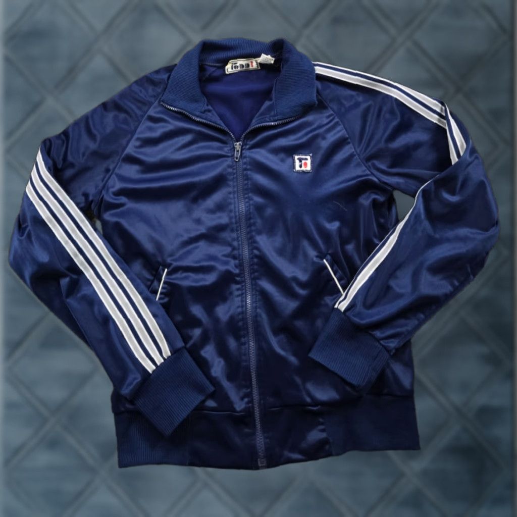 Vintage VINTAGE Todd 1 Track Jacket Mens Medium Blue Full Zip Long Sleeve 80s Size US S / EU 44-46 / 1 - 1 Thumbnail