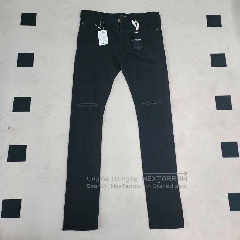 Saint Laurent Paris Saint Laurent Paris Men's Denim Jeans Size US 33 - 1 Thumbnail